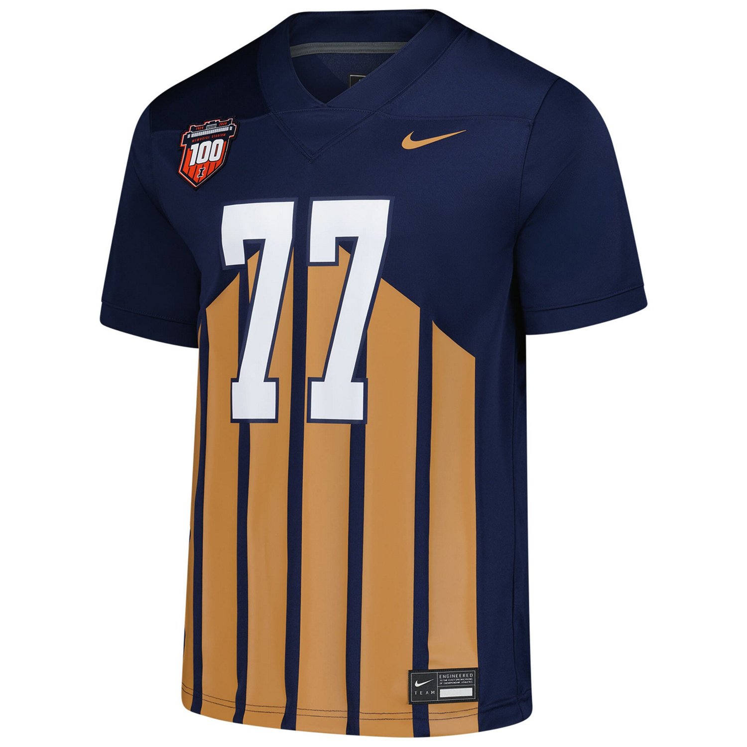 Nike 77 Illinois Fighting Illini Untouchable Replica Football Jersey - view number 2