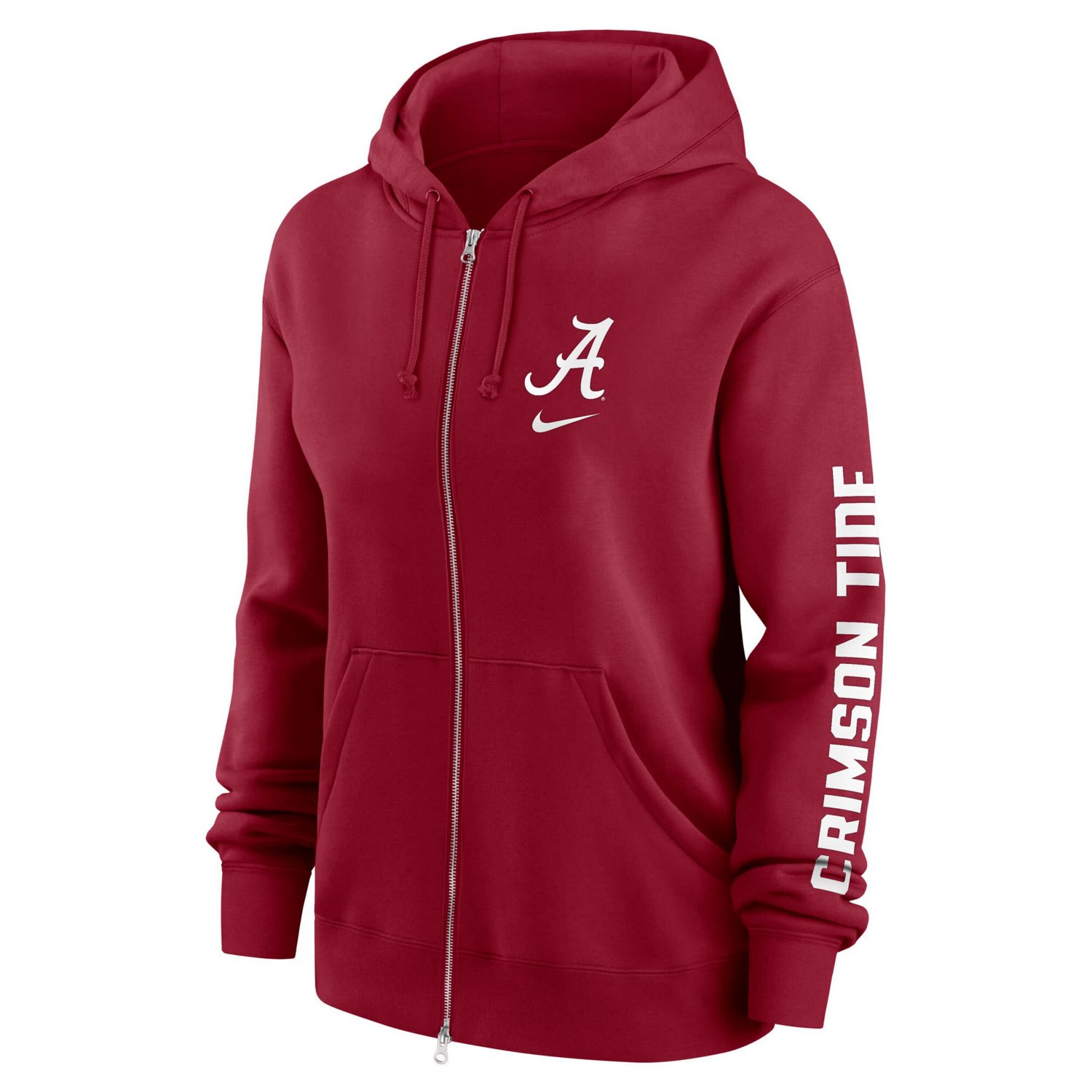 Nike Alabama Tide Oversize Lockup Phoenix Full-Zip Hoodie Jacket - view number 2