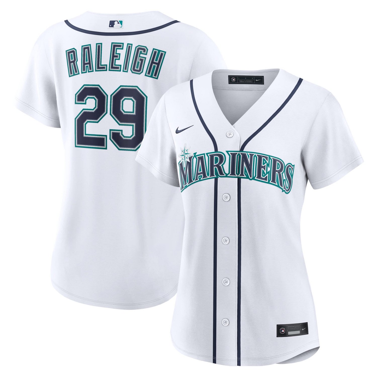 Nike Cal Raleigh Seattle Mariners Home Replica Jersey