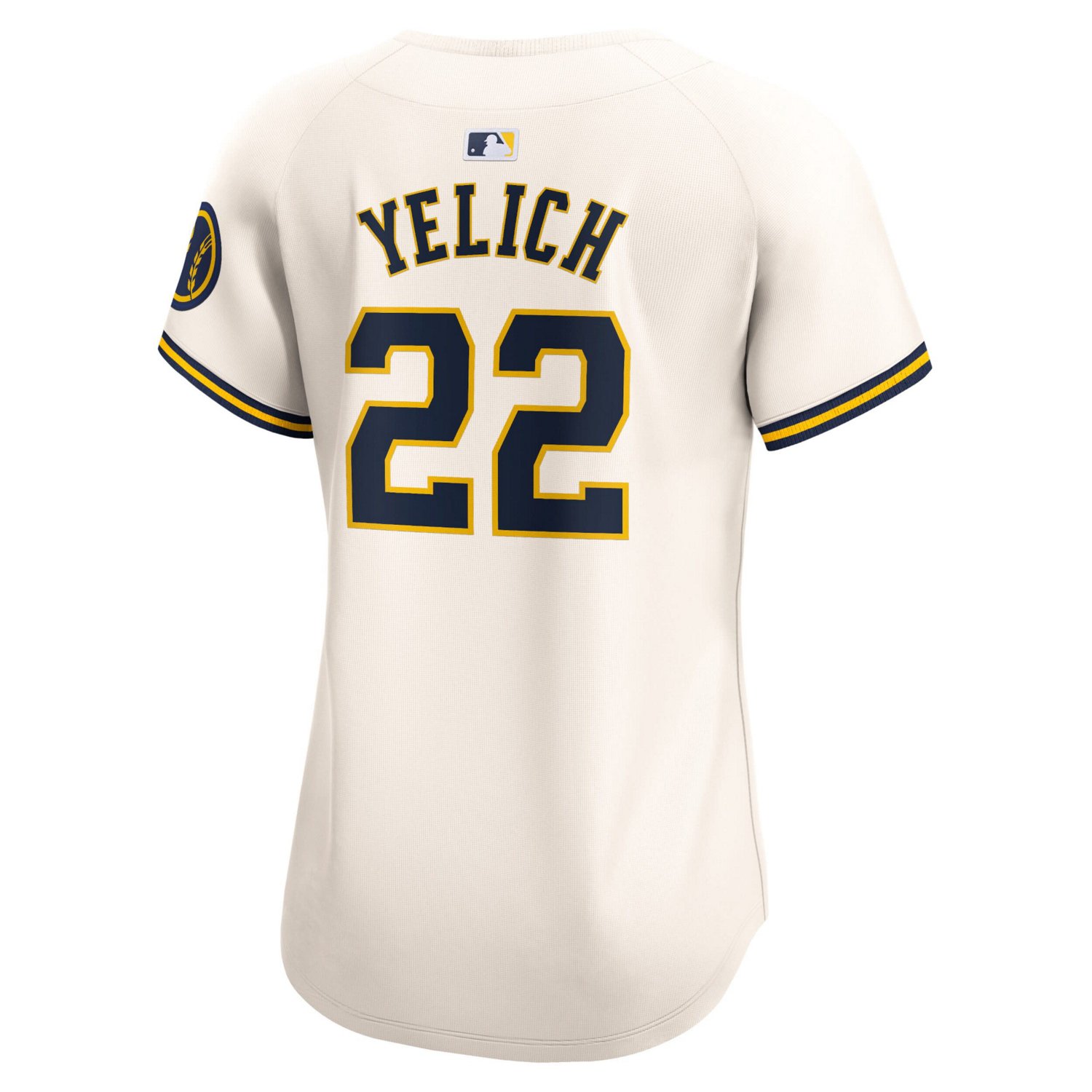 Nike Christian Yelich Milwaukee Brewers Home Limited Player Jersey                                                               - view number 3