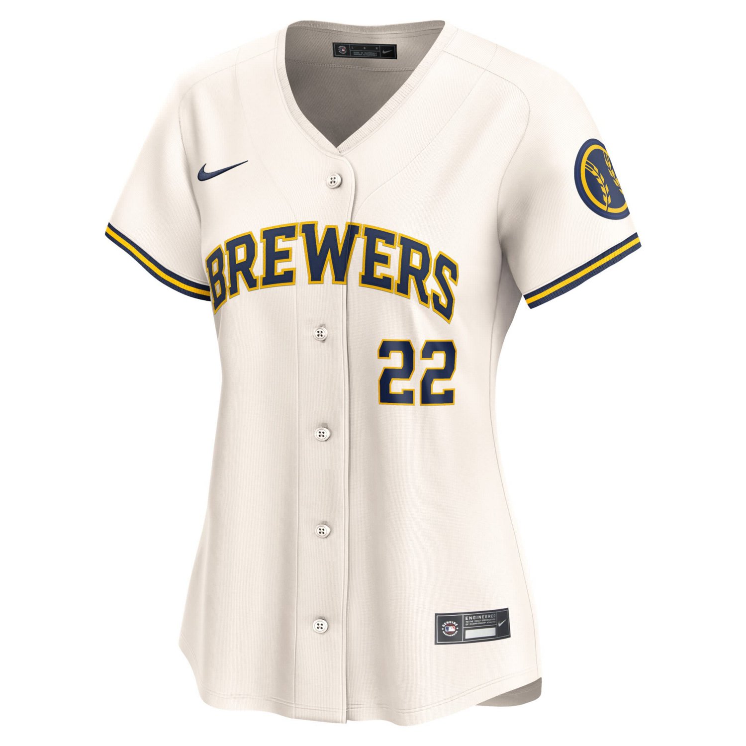 Nike Christian Yelich Milwaukee Brewers Home Limited Player Jersey                                                               - view number 2