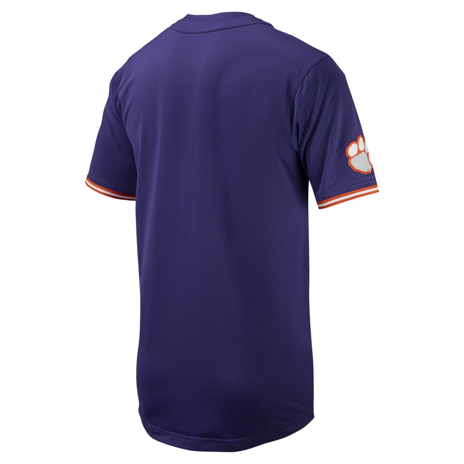 Nike Clemson Tigers Replica Full-Button Baseball Jersey                                                                          - view number 3