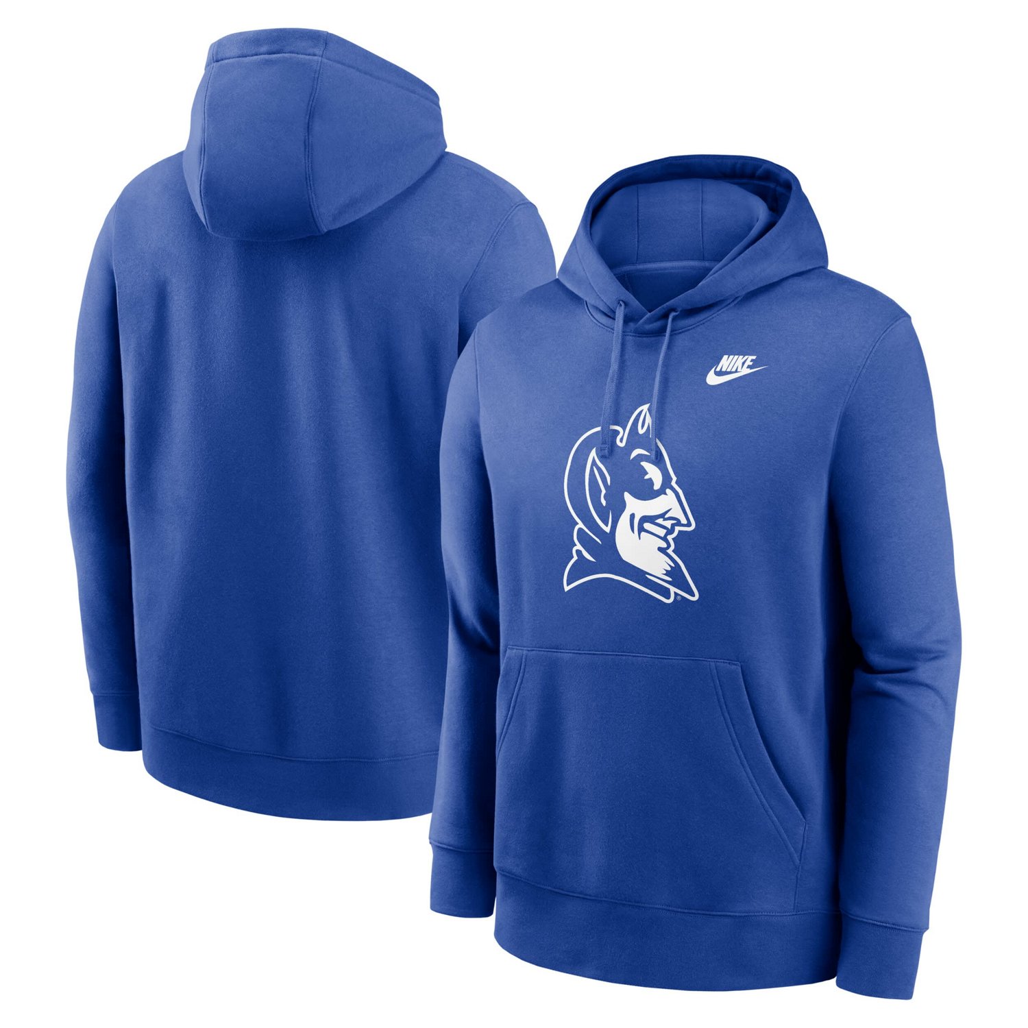Nike Duke Devils Legacy Logo Club Fleece Pullover Hoodie