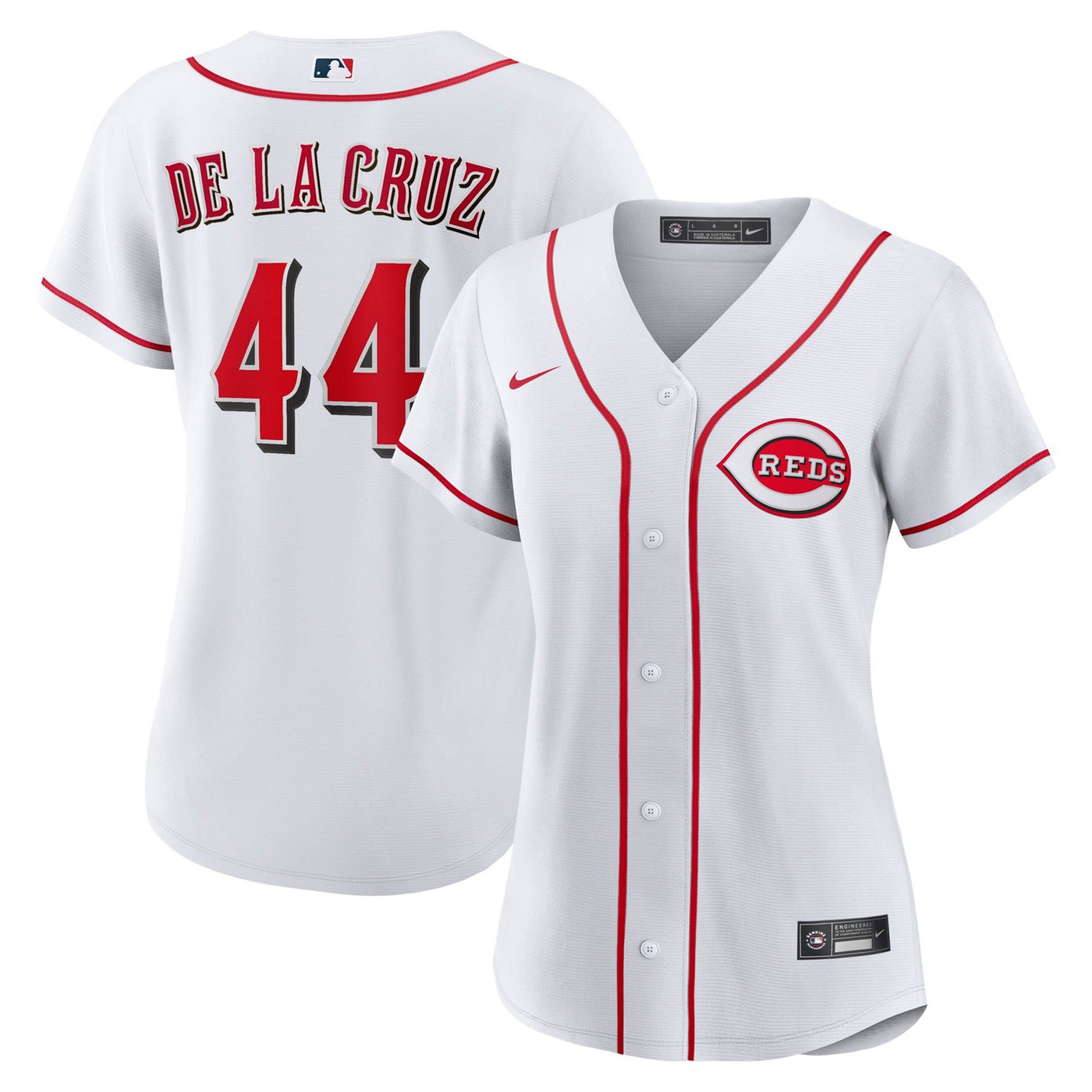Nike Elly De La Cruz Cincinnati Reds Home Replica Jersey                                                                         - view number 1