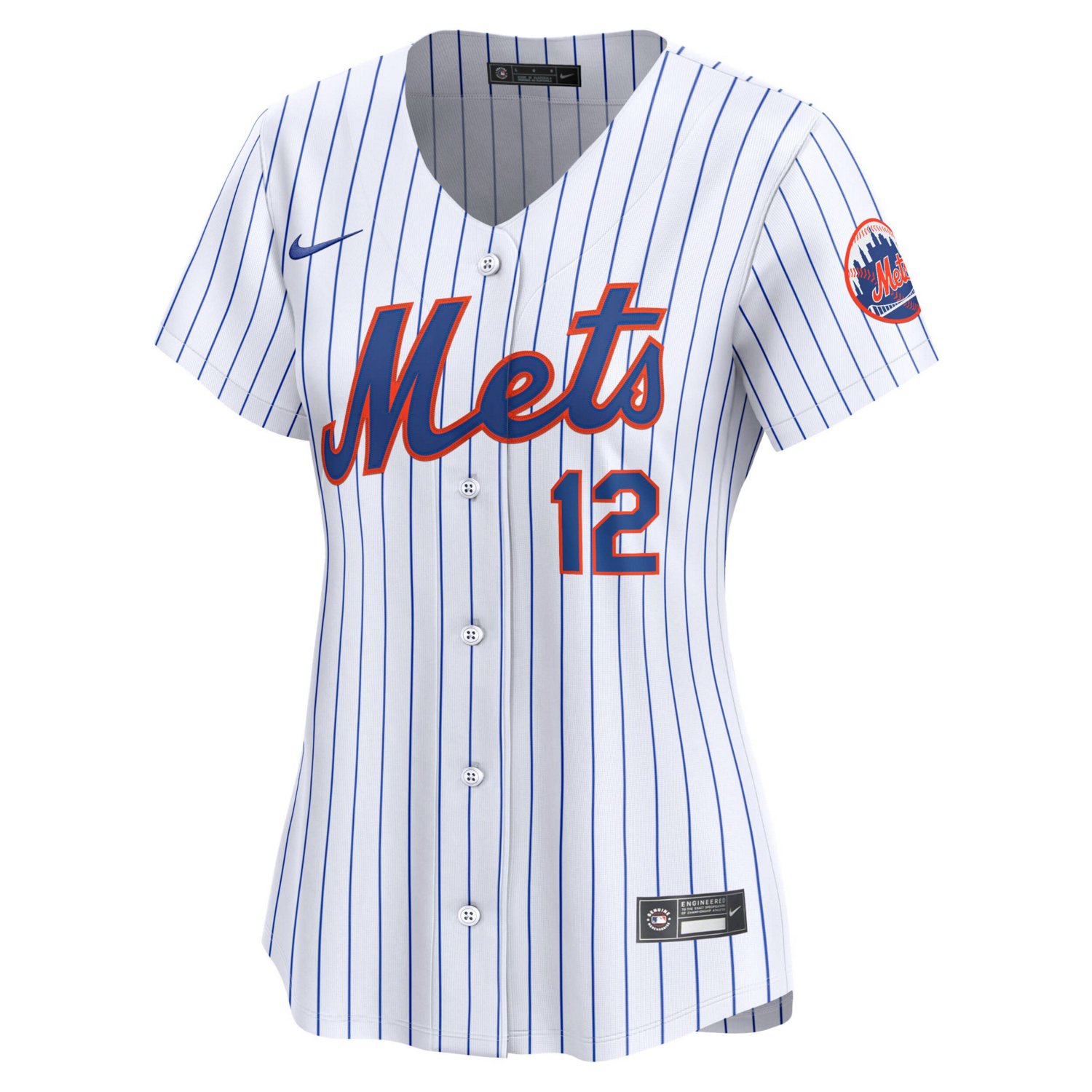 Nike Francisco Lindor New York Mets Home Limited Player Jersey                                                                   - view number 2