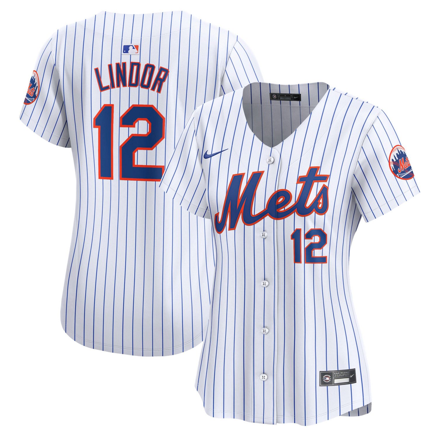 Nike Francisco Lindor New York Mets Home Limited Player Jersey                                                                   - view number 1