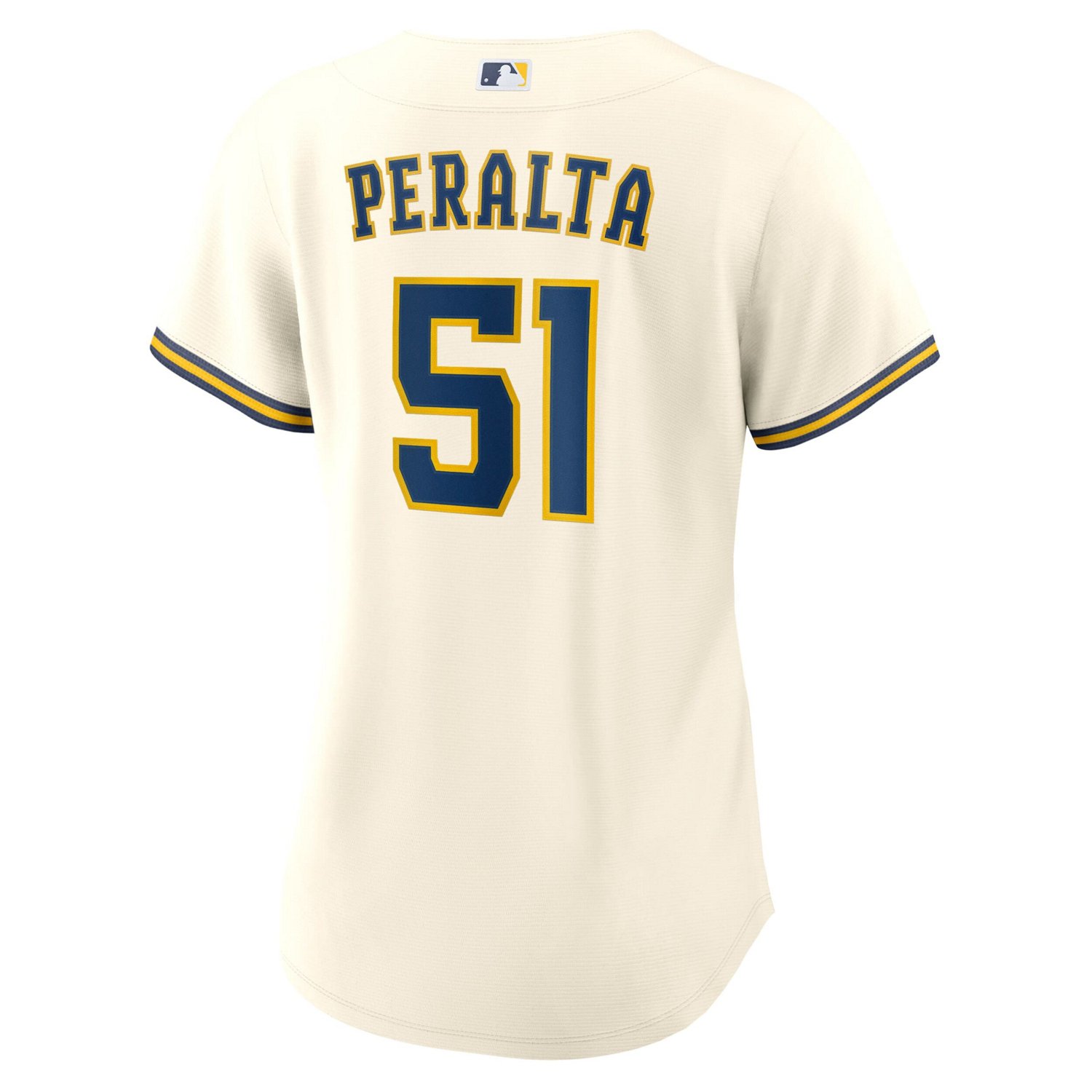 Nike Freddy Peralta Milwaukee Brewers Home Replica Jersey - view number 3