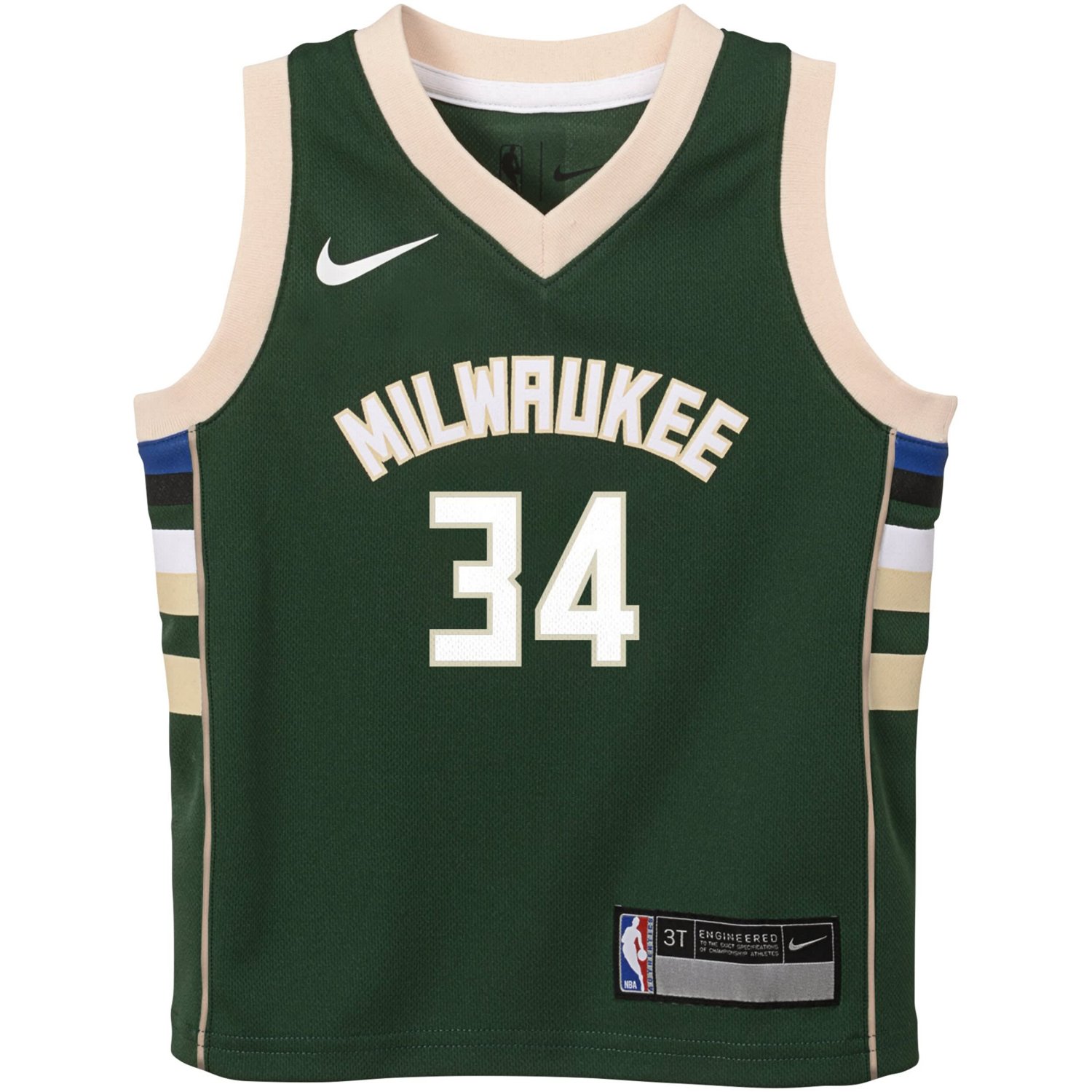 Nike Giannis Antetokounmpo Milwaukee Bucks Swingman Player Jersey - Icon Edition - view number 2