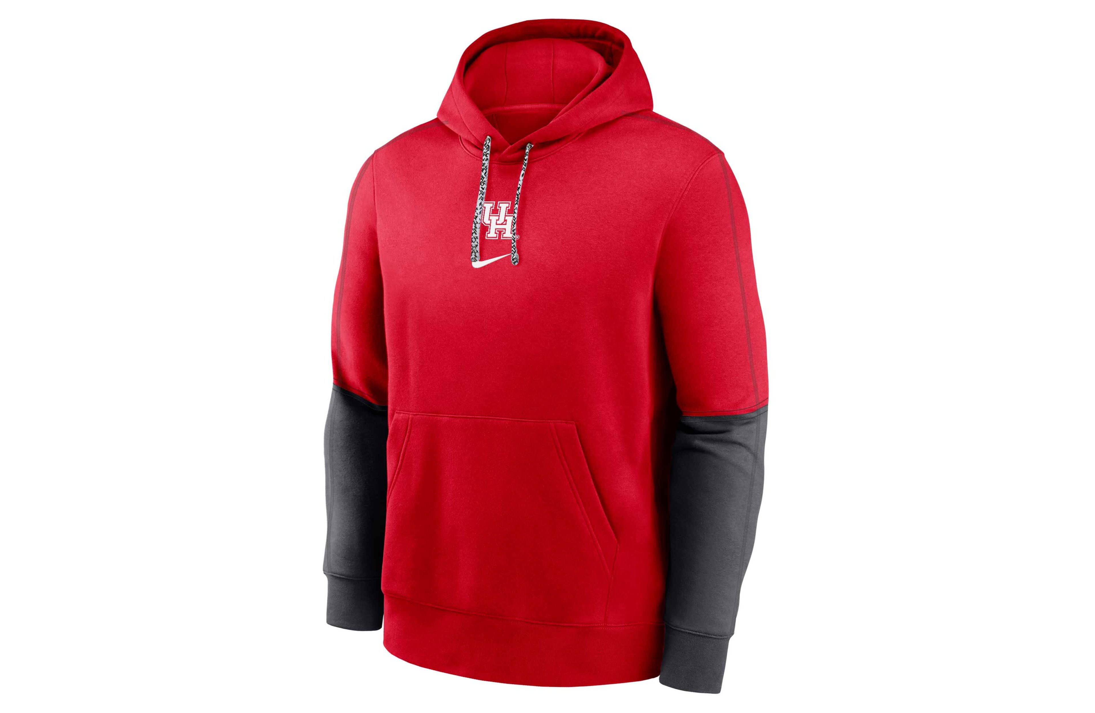 Nike Houston Cougars 2024 Sideline Club Pullover Hoodie