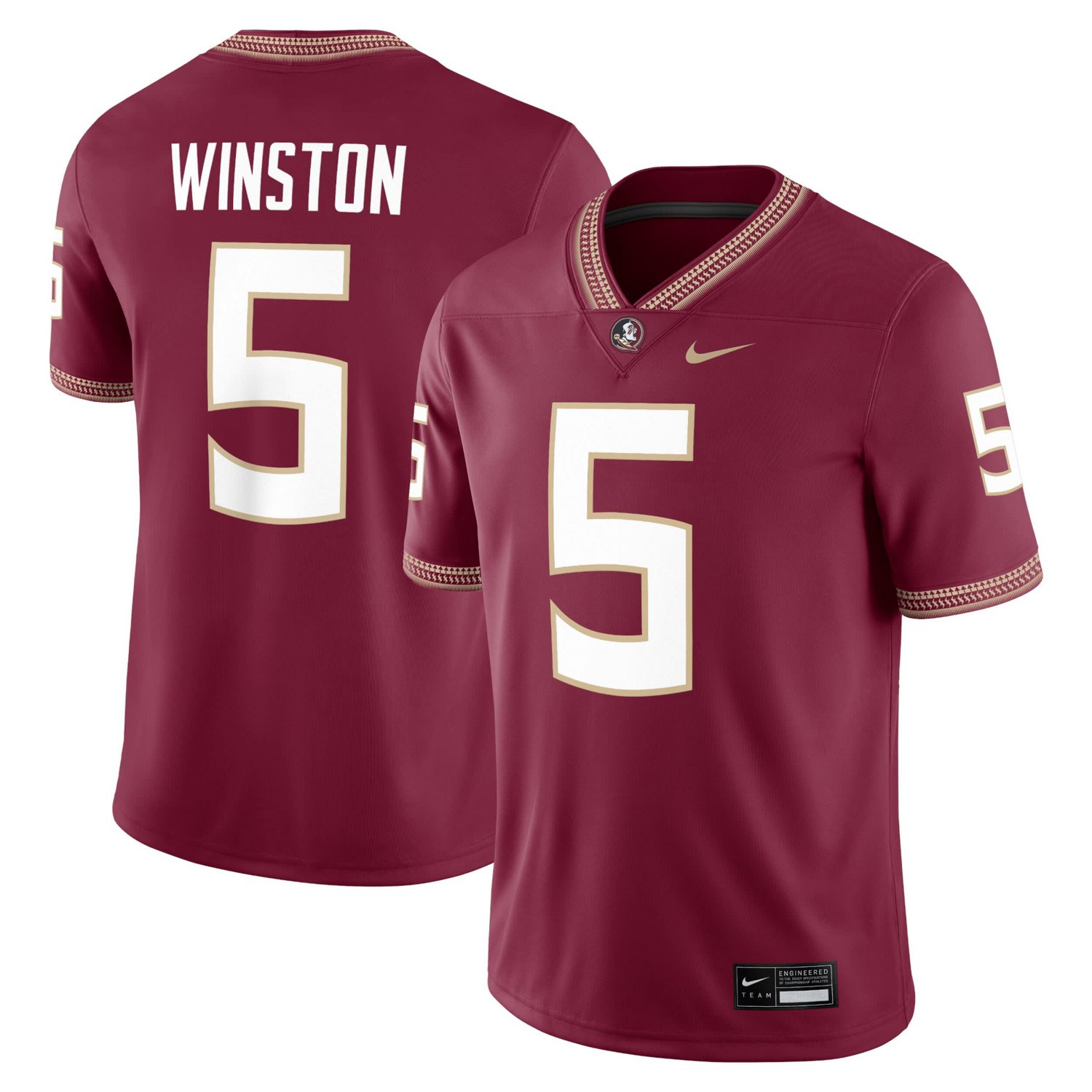 Nike Jameis Winston Florida State Seminoles Alumni Game Jersey                                                                   - view number 1