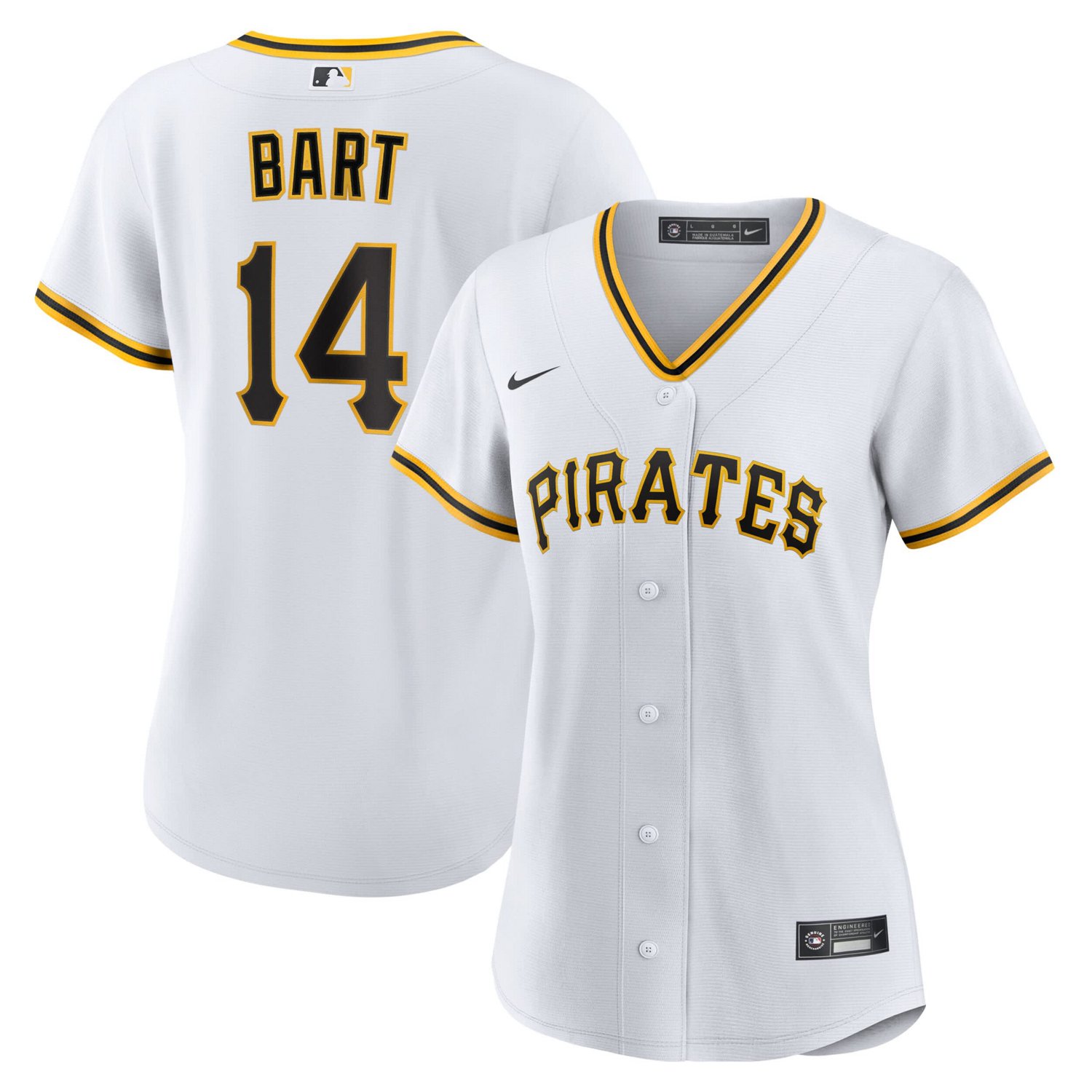 Nike Joey Bart Pittsburgh Pirates Home Replica Jersey - view number 1