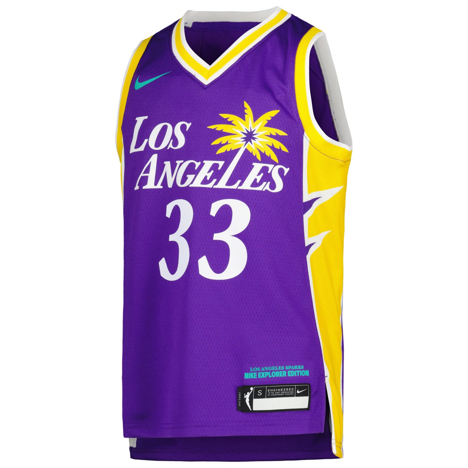 Nike Katie Lou Samuelson Los Angeles Sparks 2021 Explorer Edition Victory Player Jersey                                          - view number 2