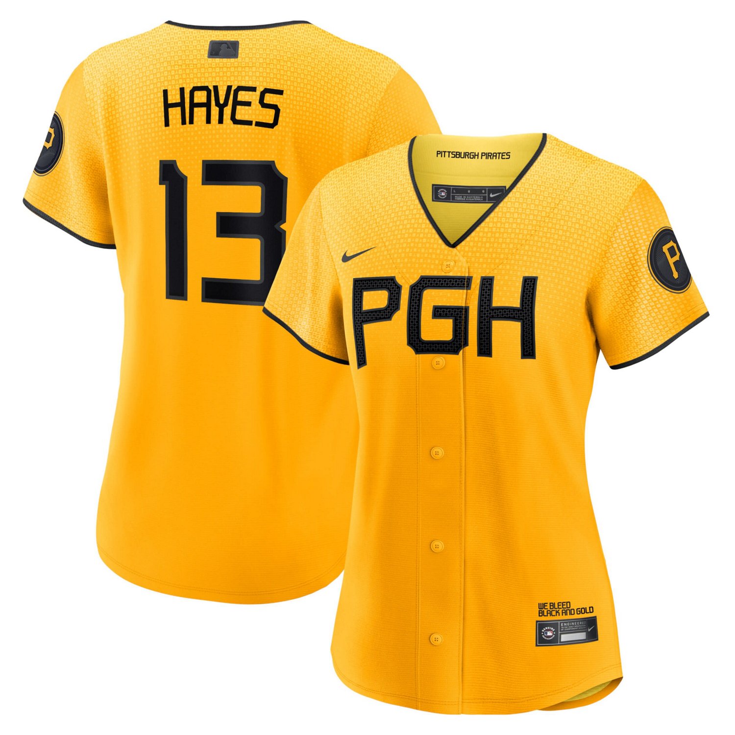 Nike Ke'Bryan Hayes Pittsburgh Pirates City Connect Replica Player Jersey                                                        - view number 1