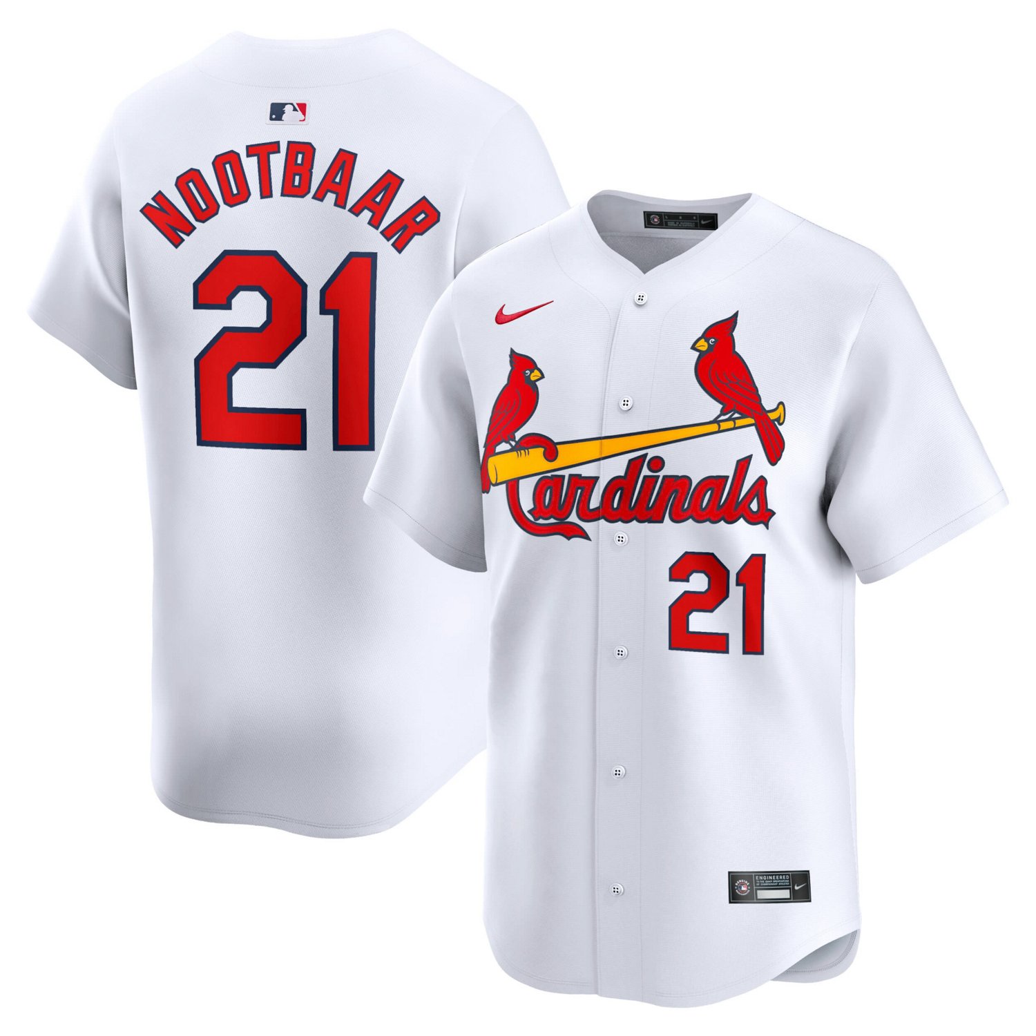 Nike Lars Nootbaar St Louis Cardinals Home Limited Player Jersey - view number 1