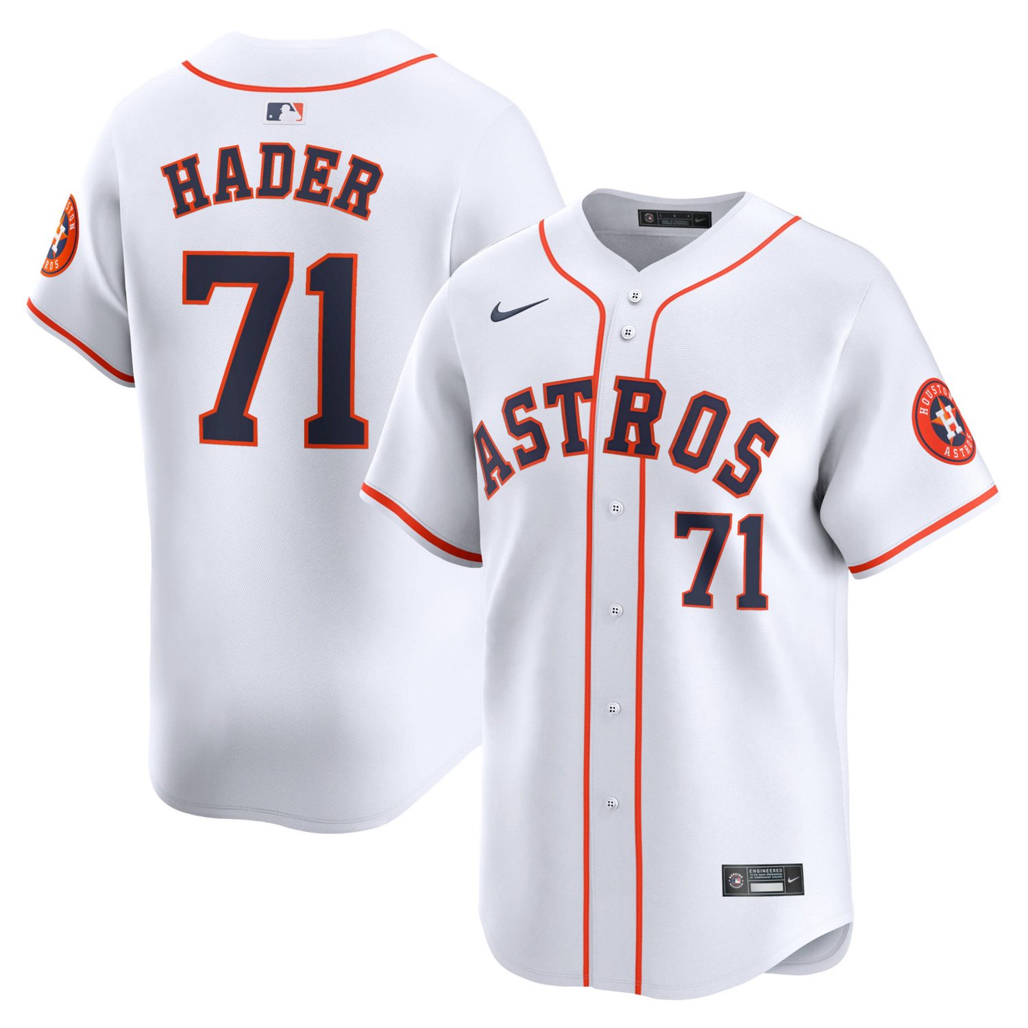 Nike Men's Astros Hader Home Limited N&N Jersey - view number 1