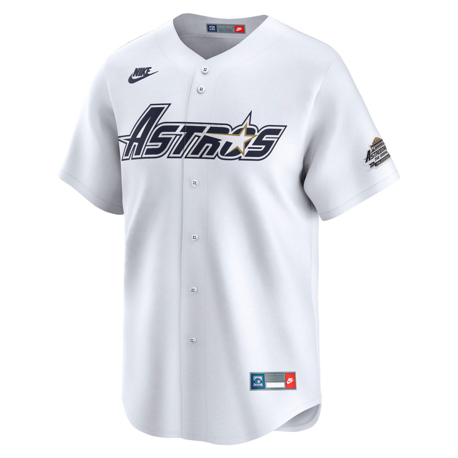Nike Houston Astros Throwback Cooperstown Collection Limited Jersey - view number 2