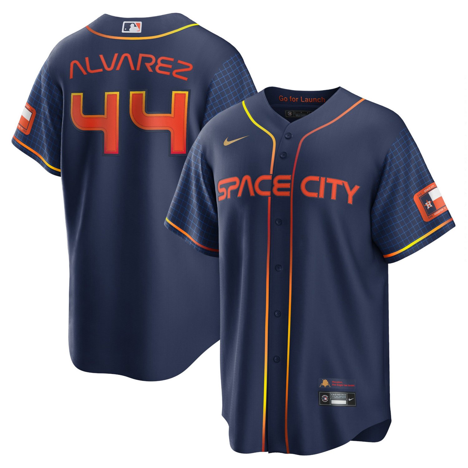 Nike Men's Houston Astros Yordan Alvarez #44 City Connect Replica 