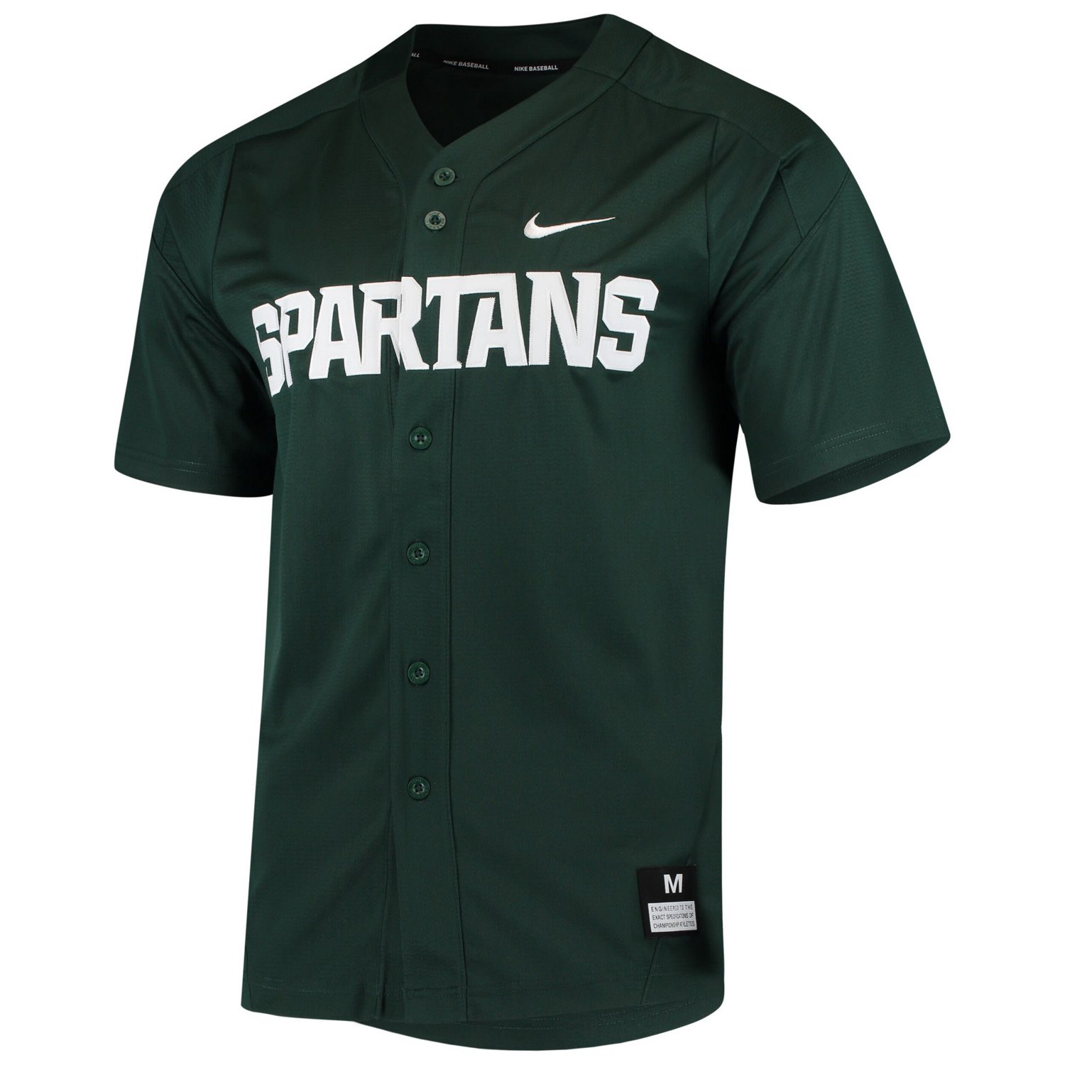 Nike Michigan State Spartans Vapor Untouchable Elite Full-Button Replica Baseball Jersey - view number 2