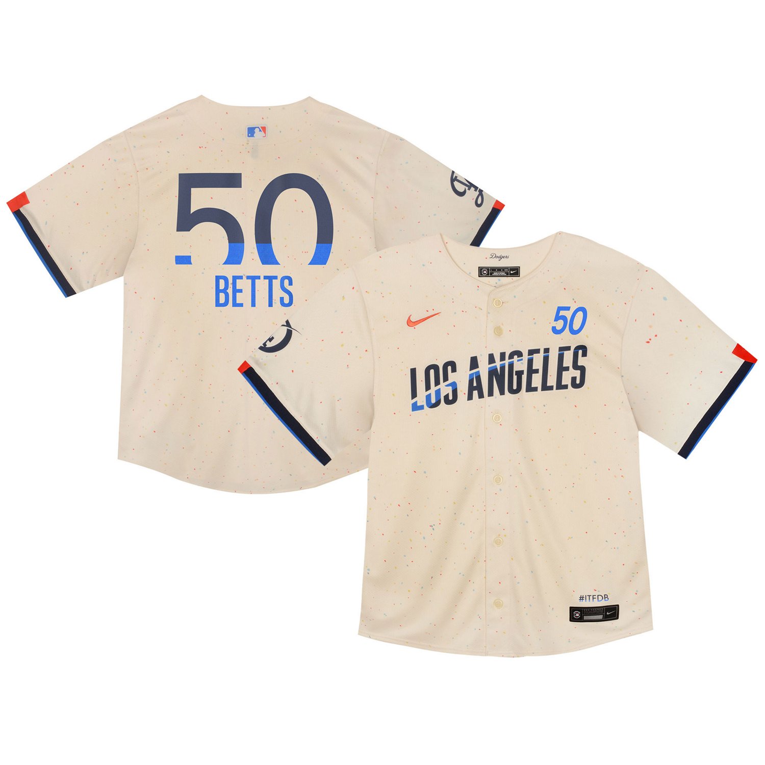 Nike Mookie Betts Los Angeles Dodgers 2024 City Connect Limited Player Jersey