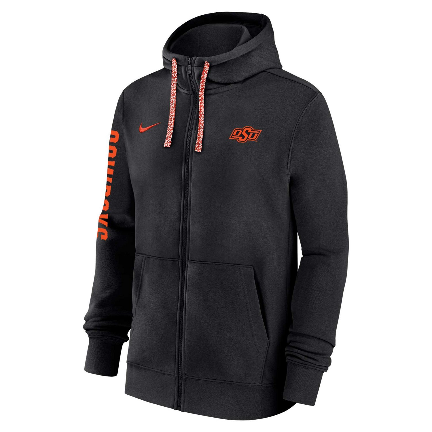 Nike Oklahoma State Cowboys 2024 25 Sideline Club Fleece Pullover Hoodie                                                         - view number 2
