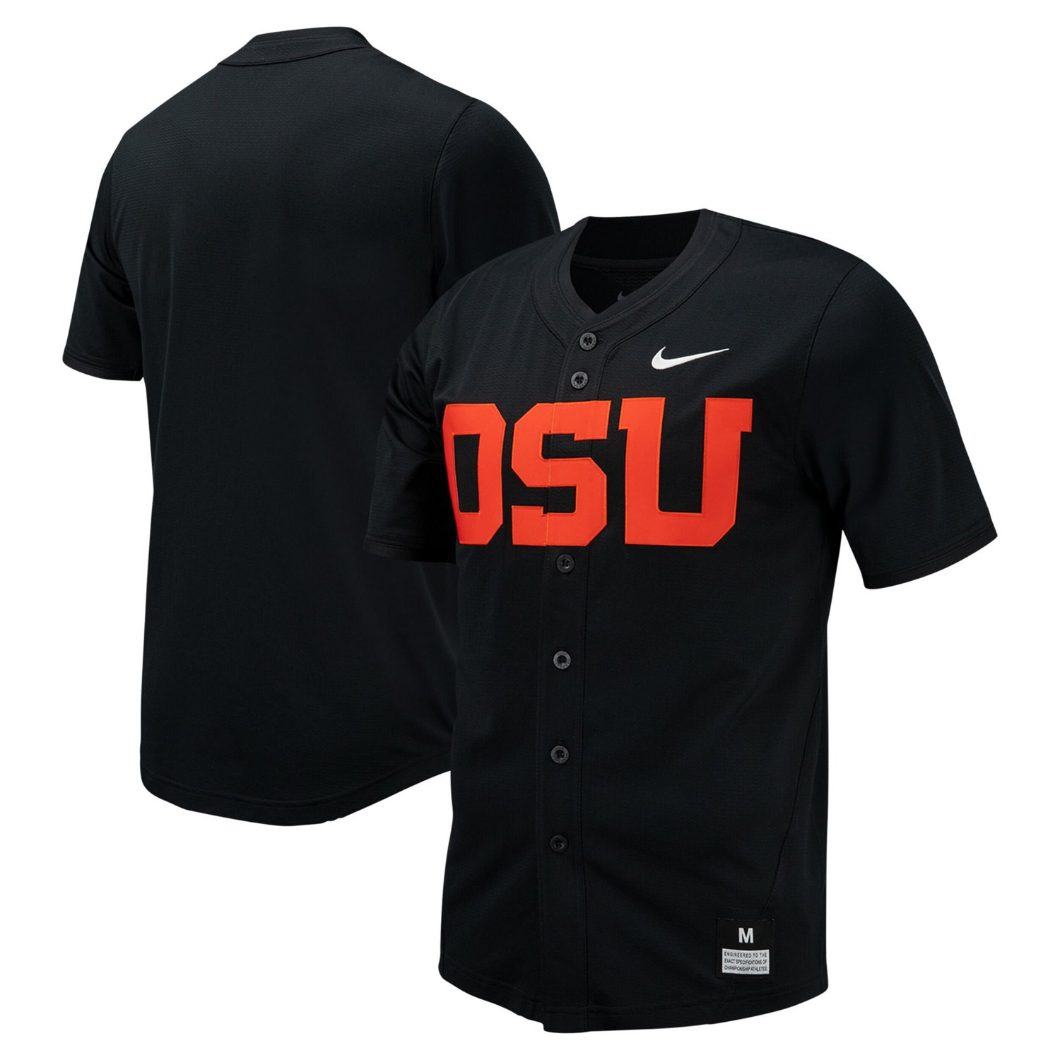 Nike Oregon State Beavers Replica Full-Button Baseball Jersey                                                                    - view number 1