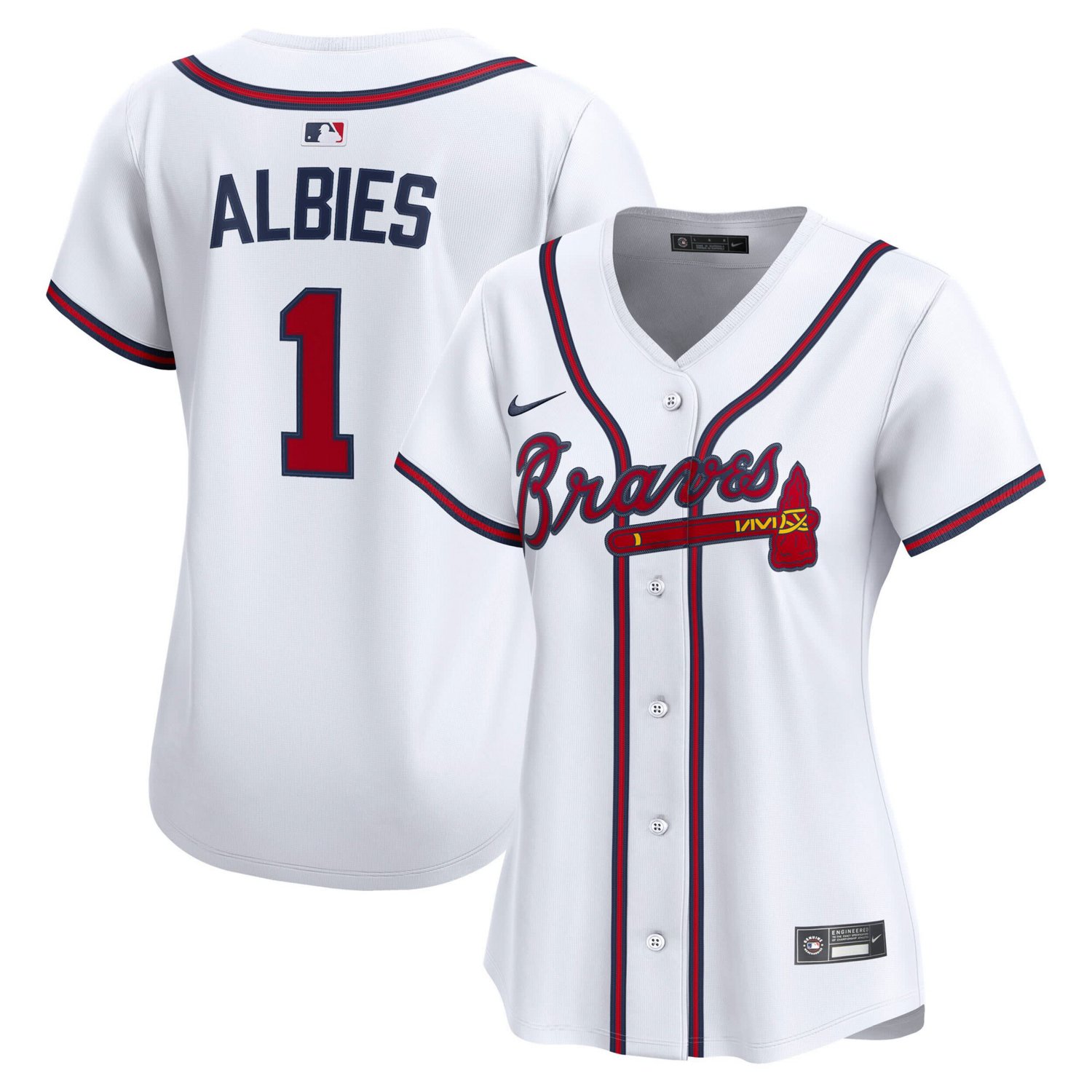 Nike Ozzie Albies Atlanta Braves Home Limited Player Jersey