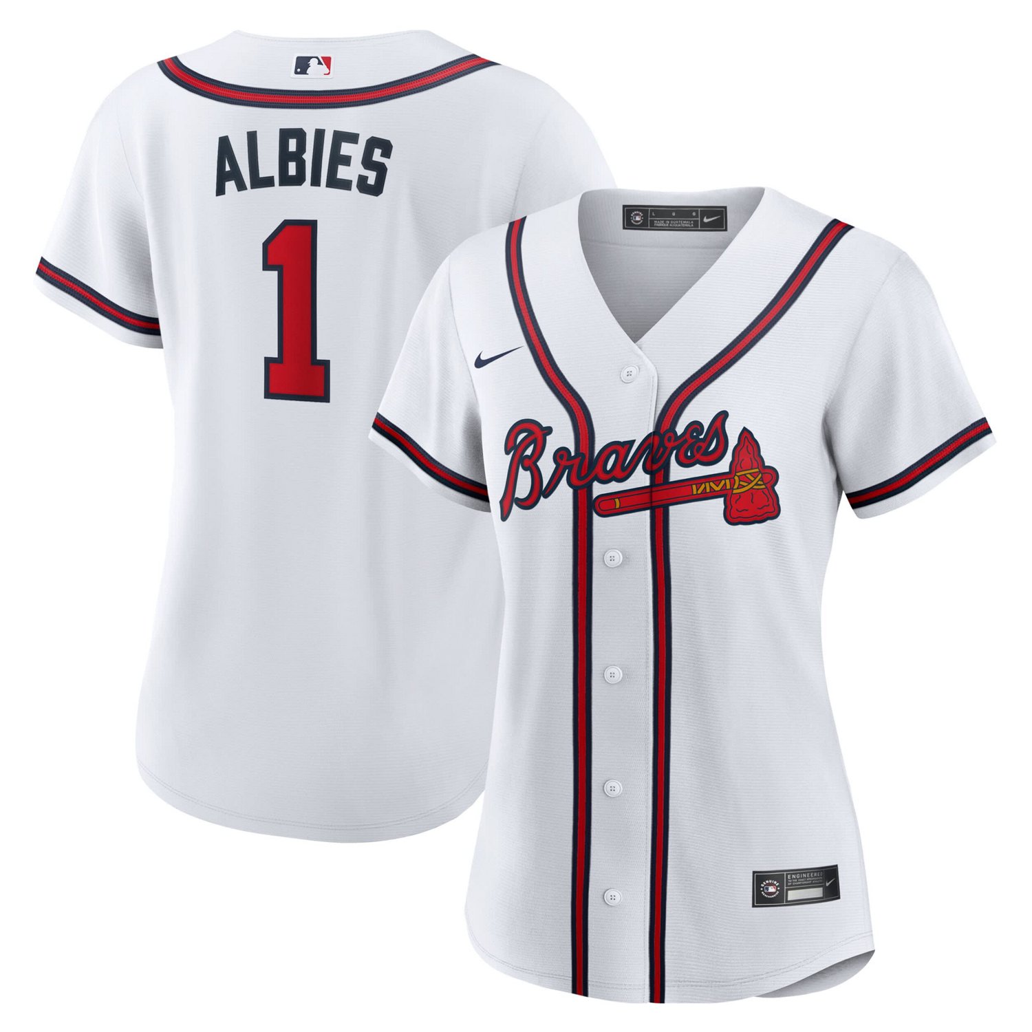 Nike Ozzie Albies Atlanta Braves Home Replica Jersey