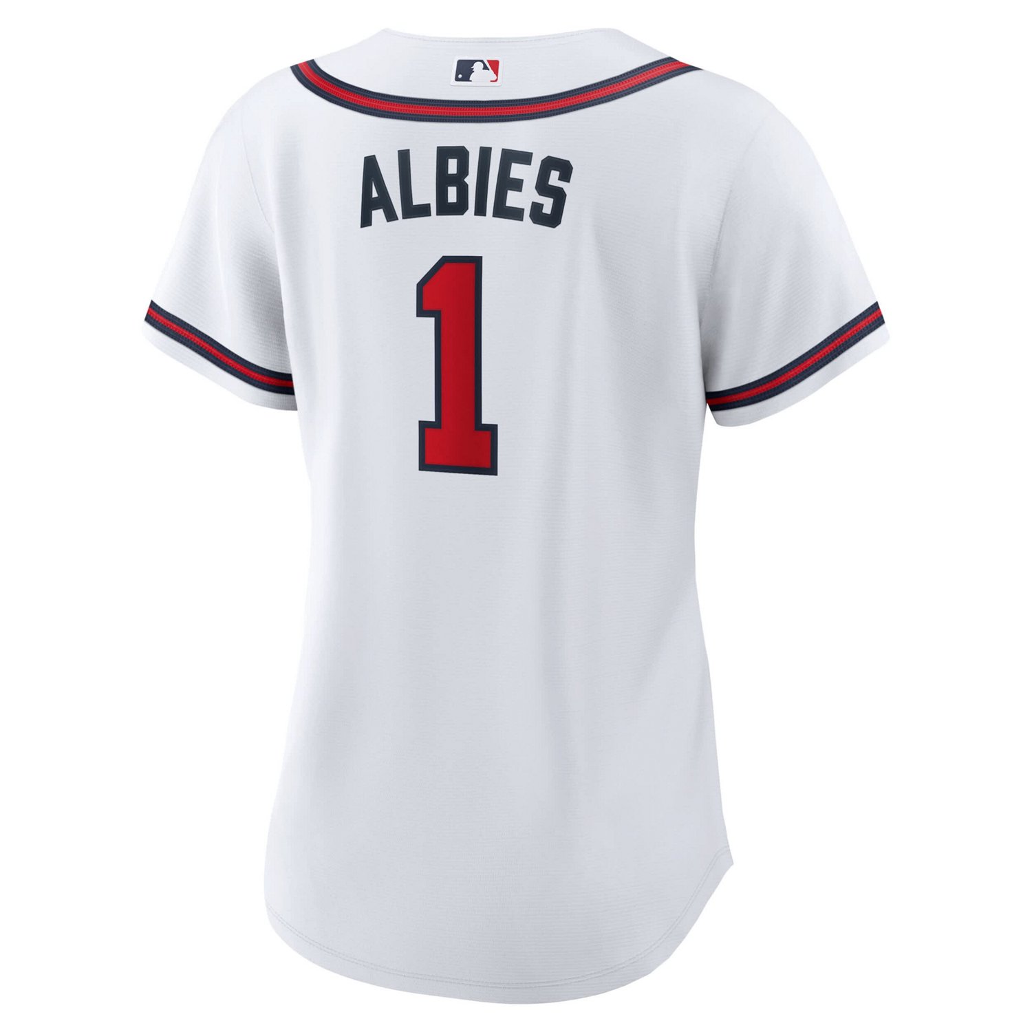 Nike Ozzie Albies Atlanta Braves Home Replica Jersey - view number 3