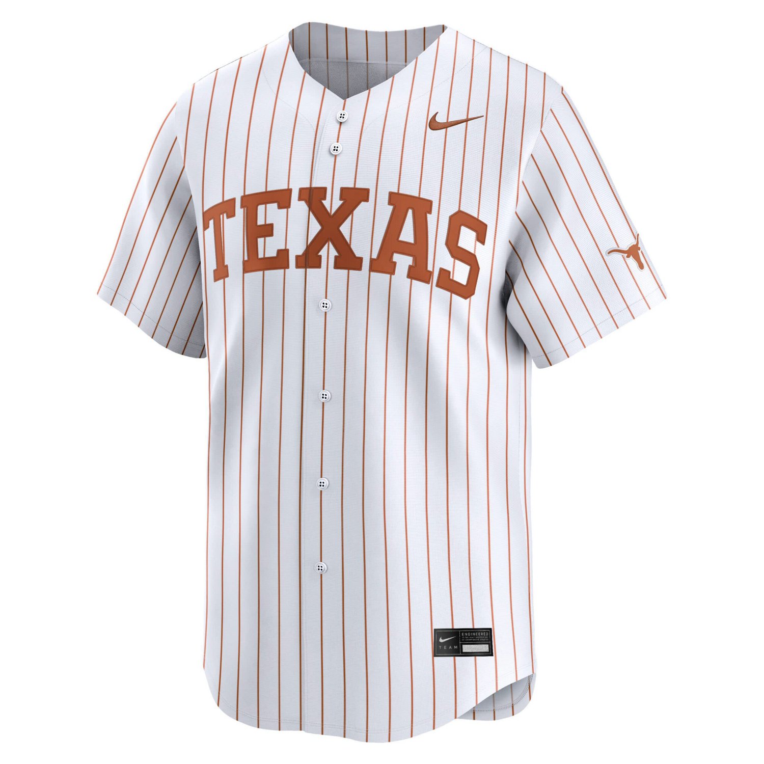 Nike Pinstripe Texas Longhorns College Limited Baseball Jersey - view number 2