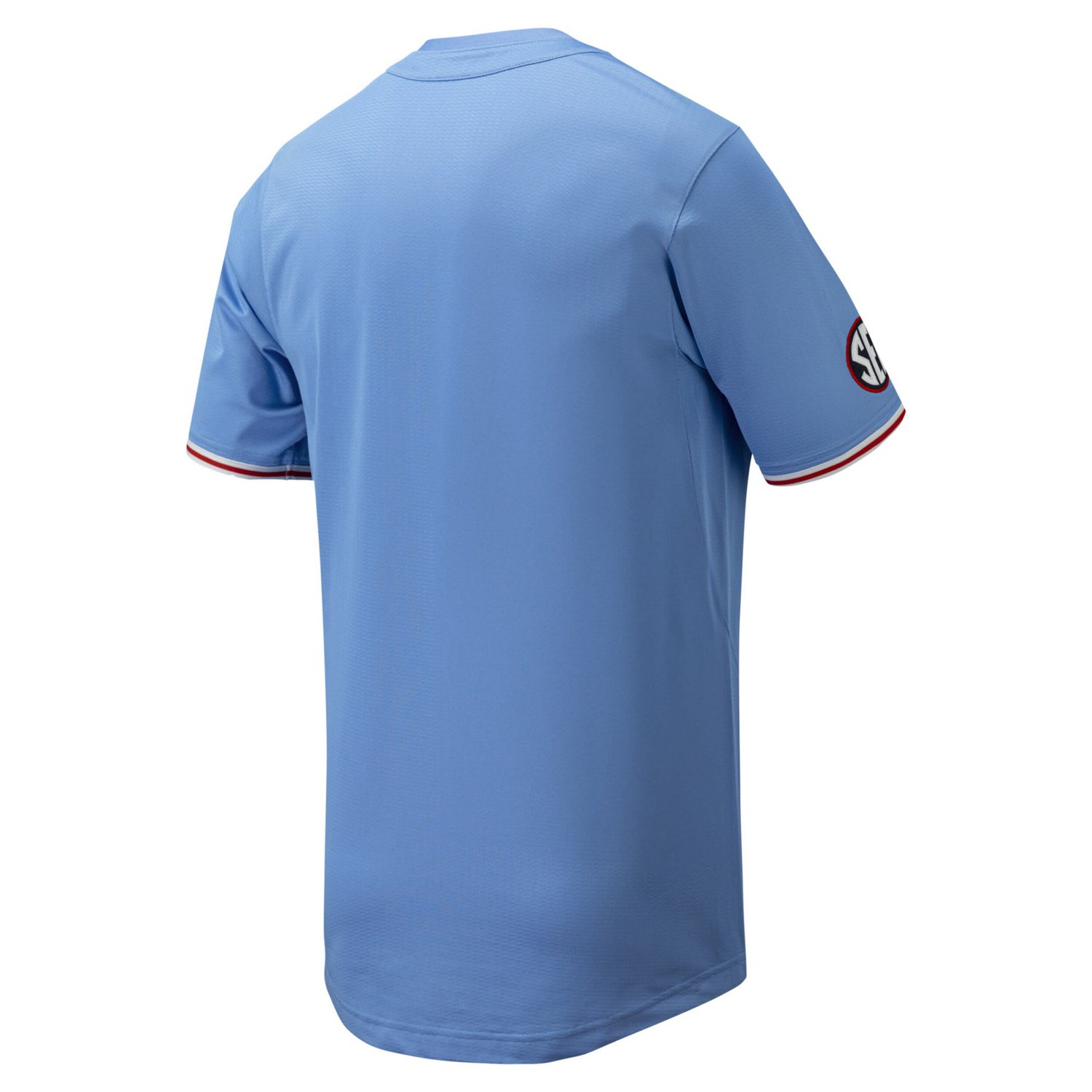 Nike Powder Ole Miss Rebels Replica Full-Button Baseball Jersey                                                                  - view number 3