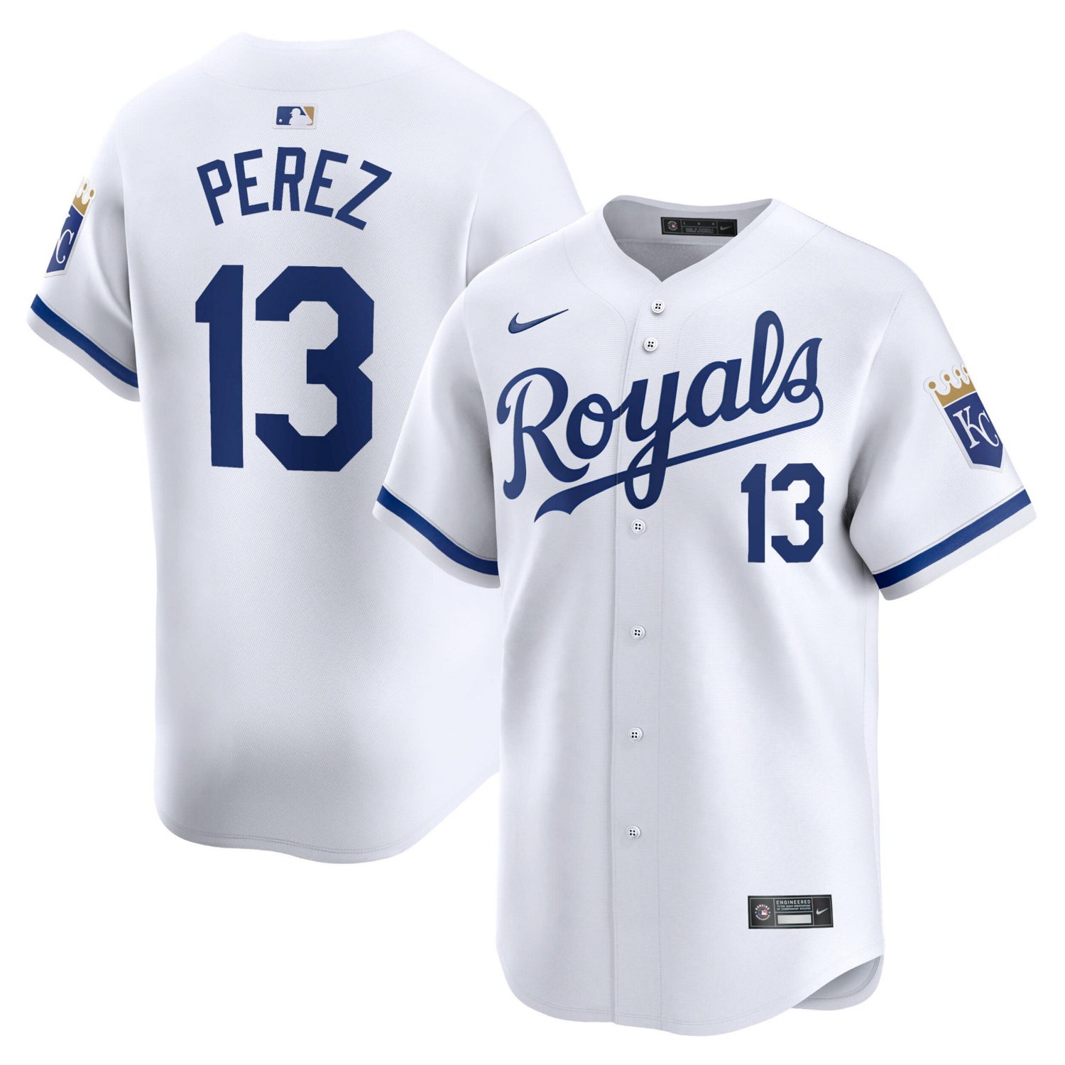 Nike Salvador Perez Kansas City Royals Home Limited Player Jersey                                                                - view number 1