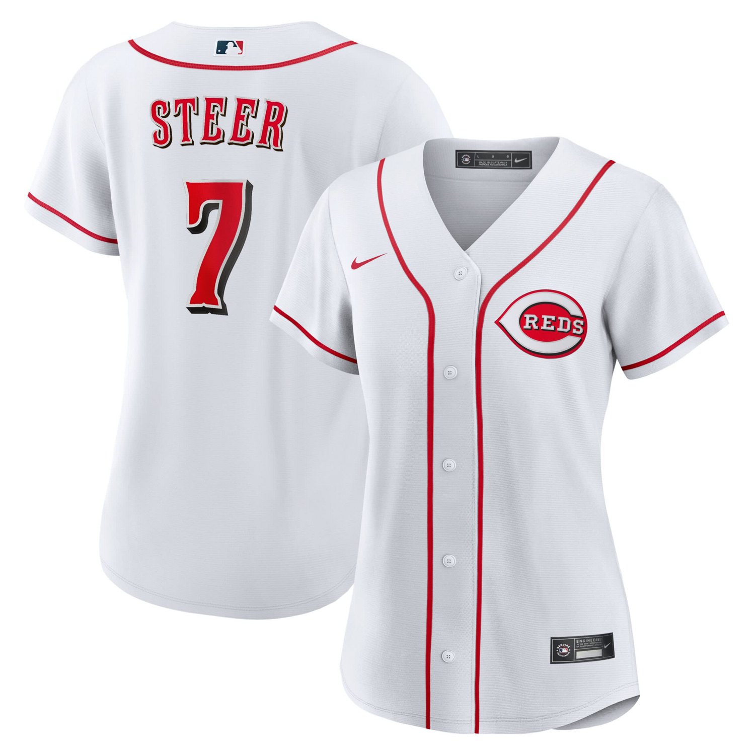 Nike Spencer Steer Cincinnati Reds Home Replica Jersey - view number 1