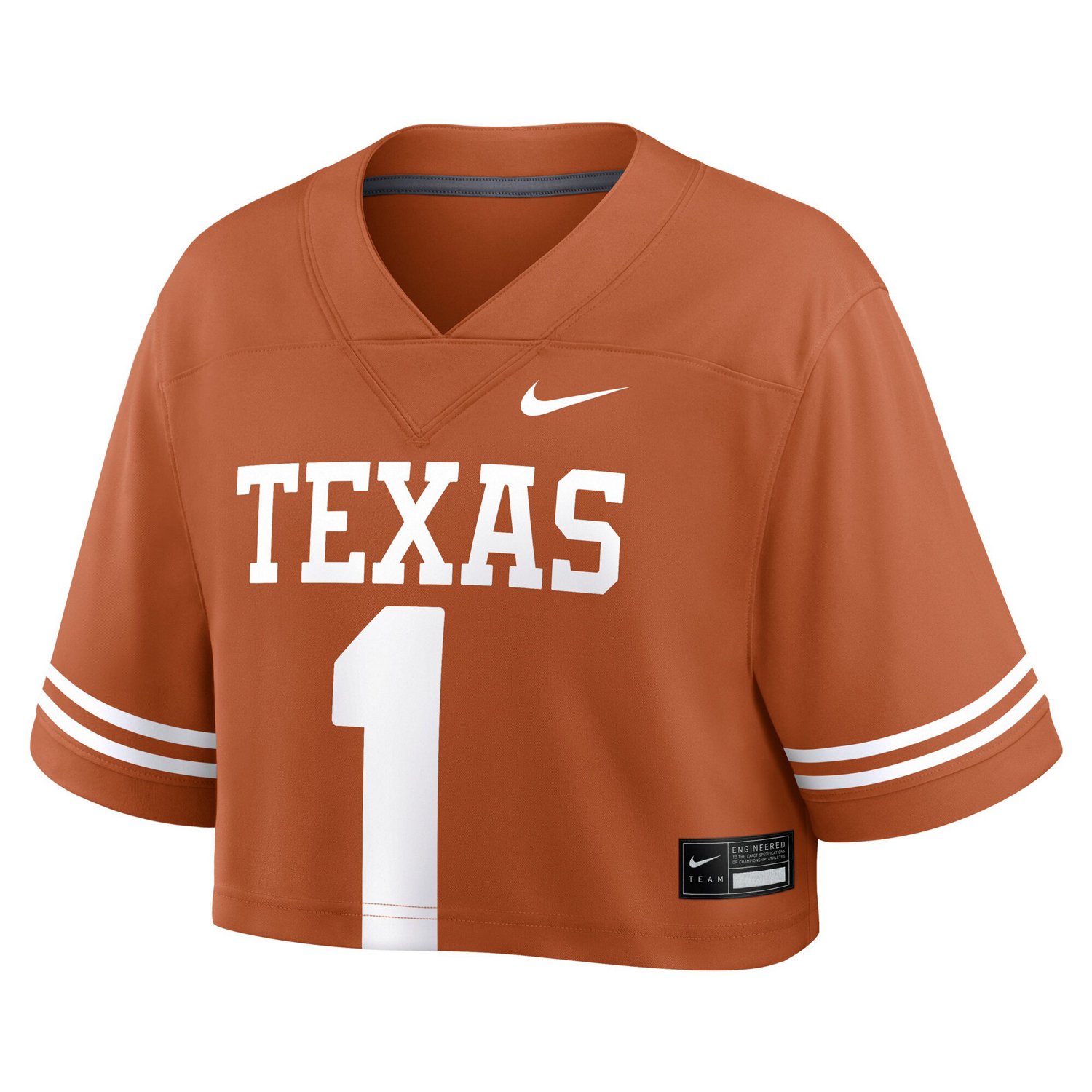 Nike Texas Texas Longhorns Game Crop Top Jersey - view number 2