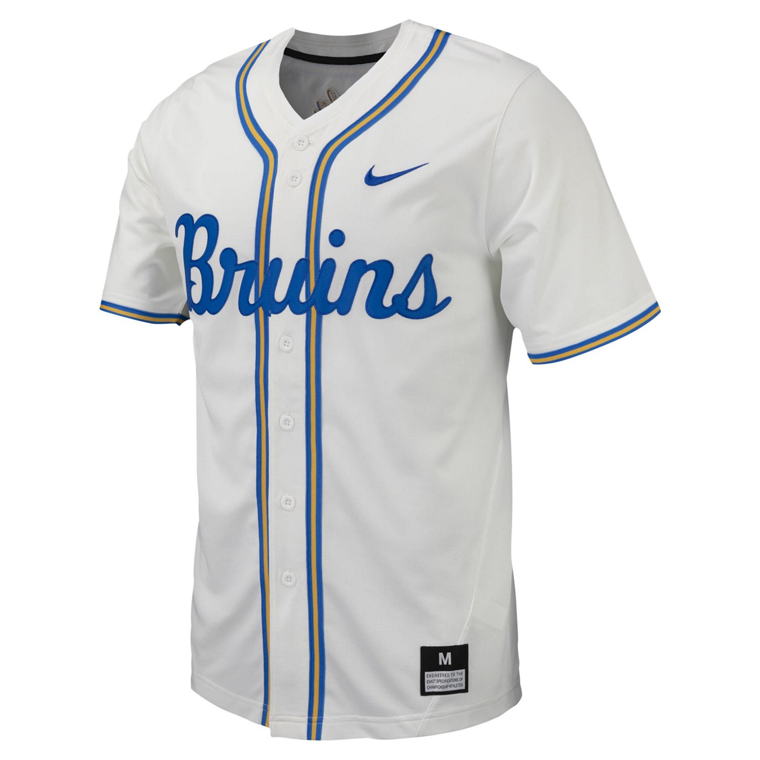 Nike UCLA Bruins Replica Full-Button Baseball Jersey                                                                             - view number 2