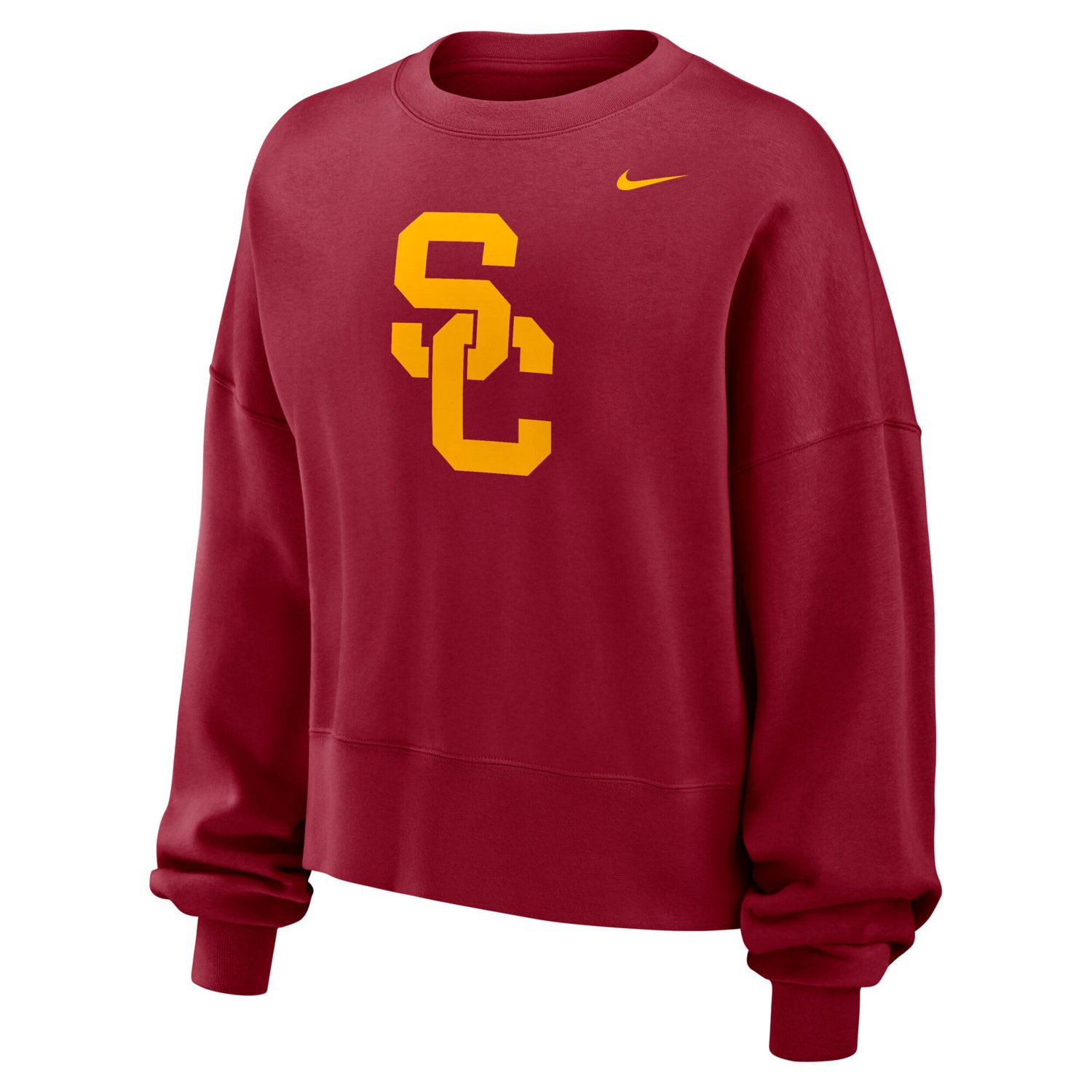 Nike USC Trojans Oversized Essential Pullover Sweatshirt - view number 2