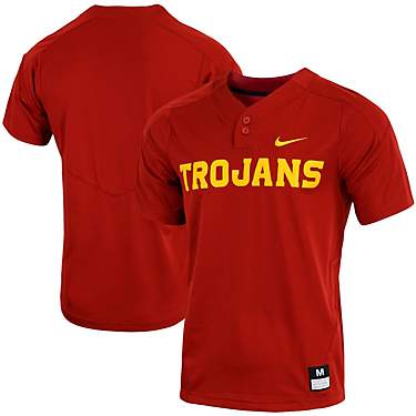 Nike USC Trojans Replica Vapor Elite Two-Button Baseball Jersey                                                                 