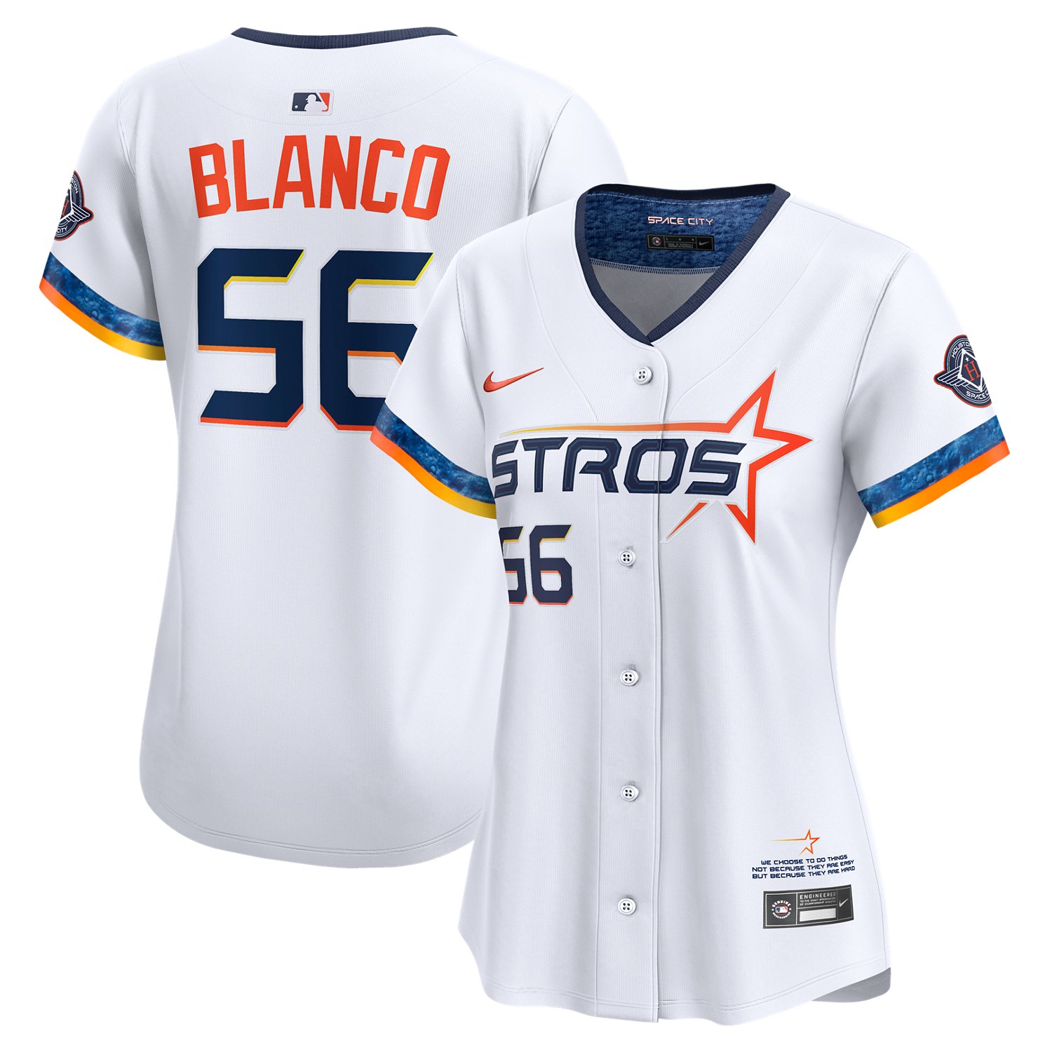 Nike W Astros Blanco City Connect Limited Name & Number Jersey                                                                   - view number 3