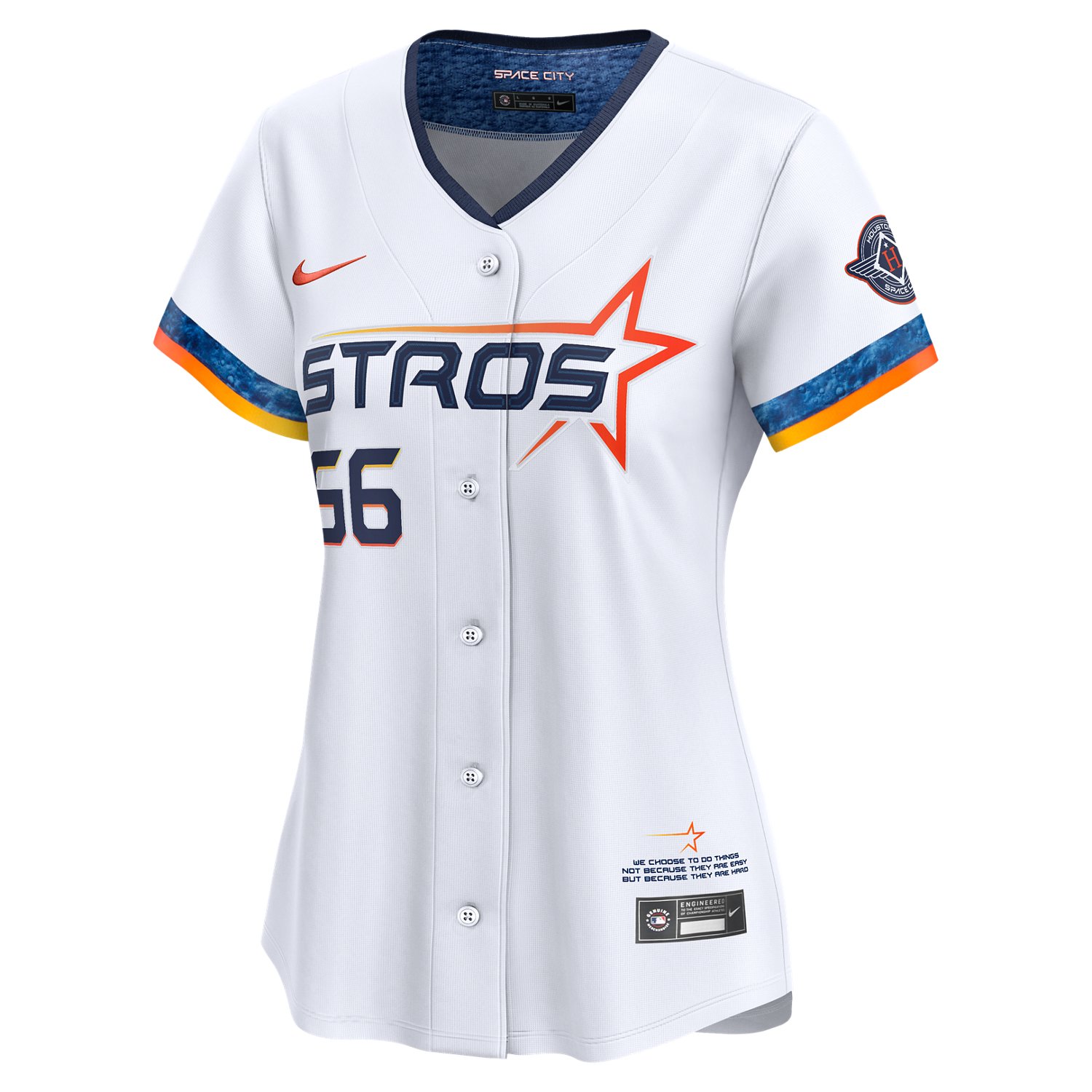 Nike W Astros Blanco City Connect Limited Name & Number Jersey