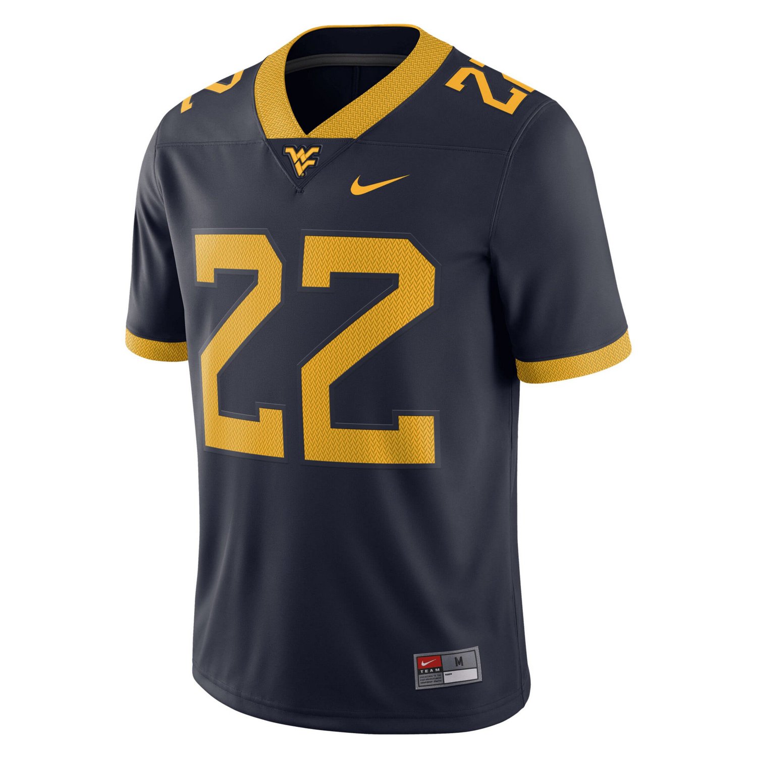 Nike West Virginia Mountaineers 22 Home Game Jersey - view number 2