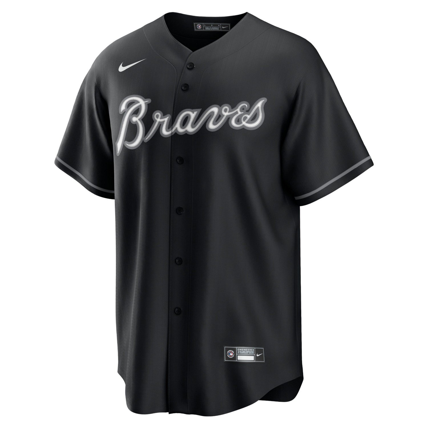 Nike /White Atlanta Braves Official Replica Jersey - view number 2