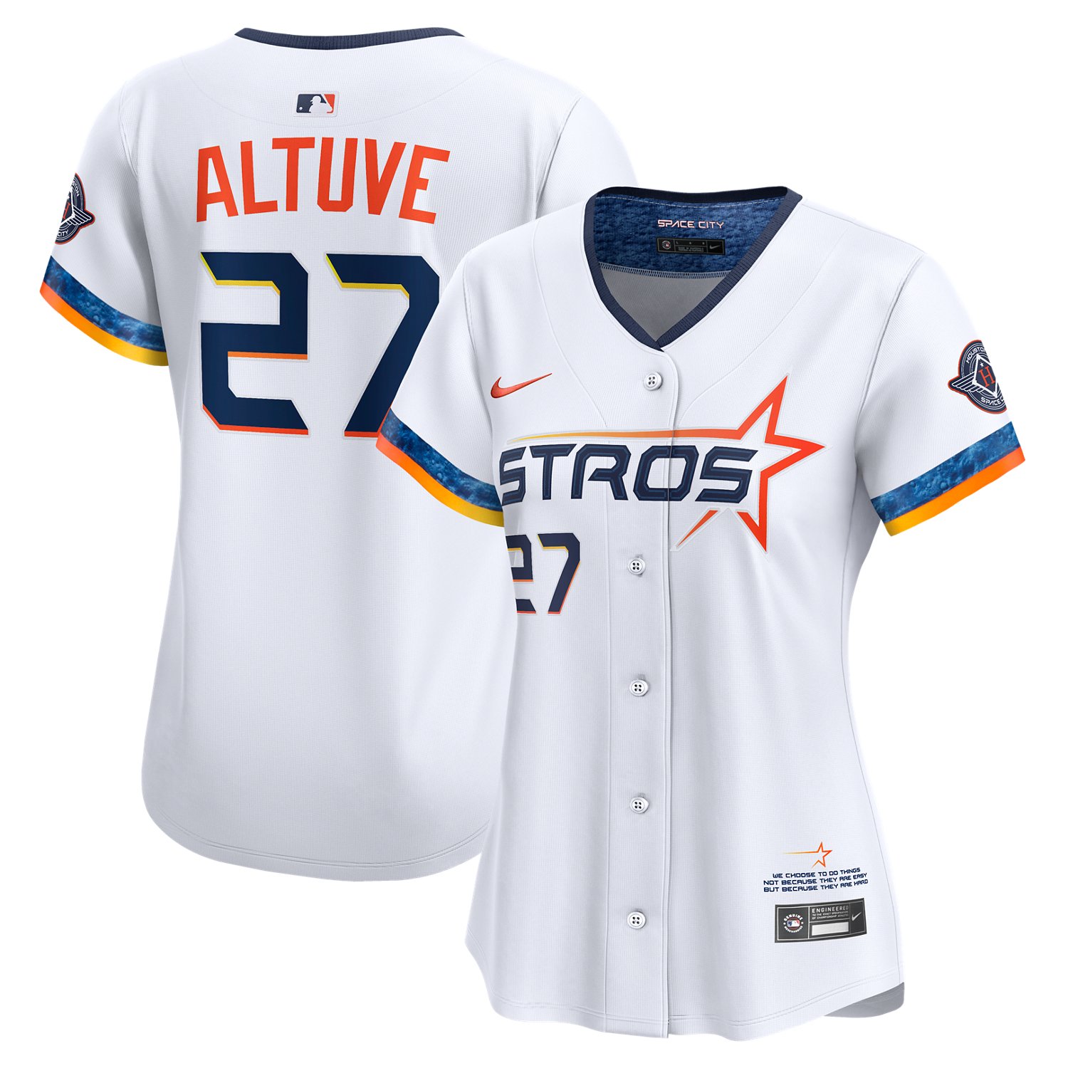 Nike Women's Houston Astros Altuve City Connect Limited Name & Number Jersey                                                     - view number 3