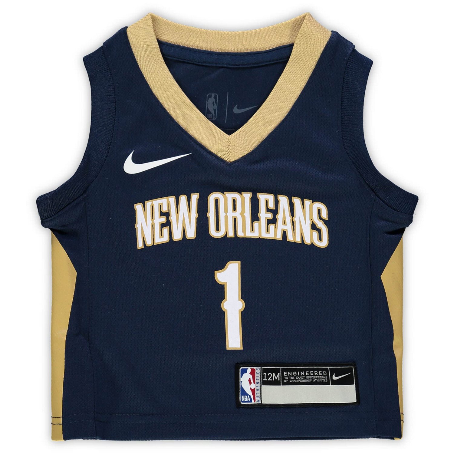 Nike Zion Williamson New Orleans Pelicans Replica Jersey - Icon Edition - view number 2