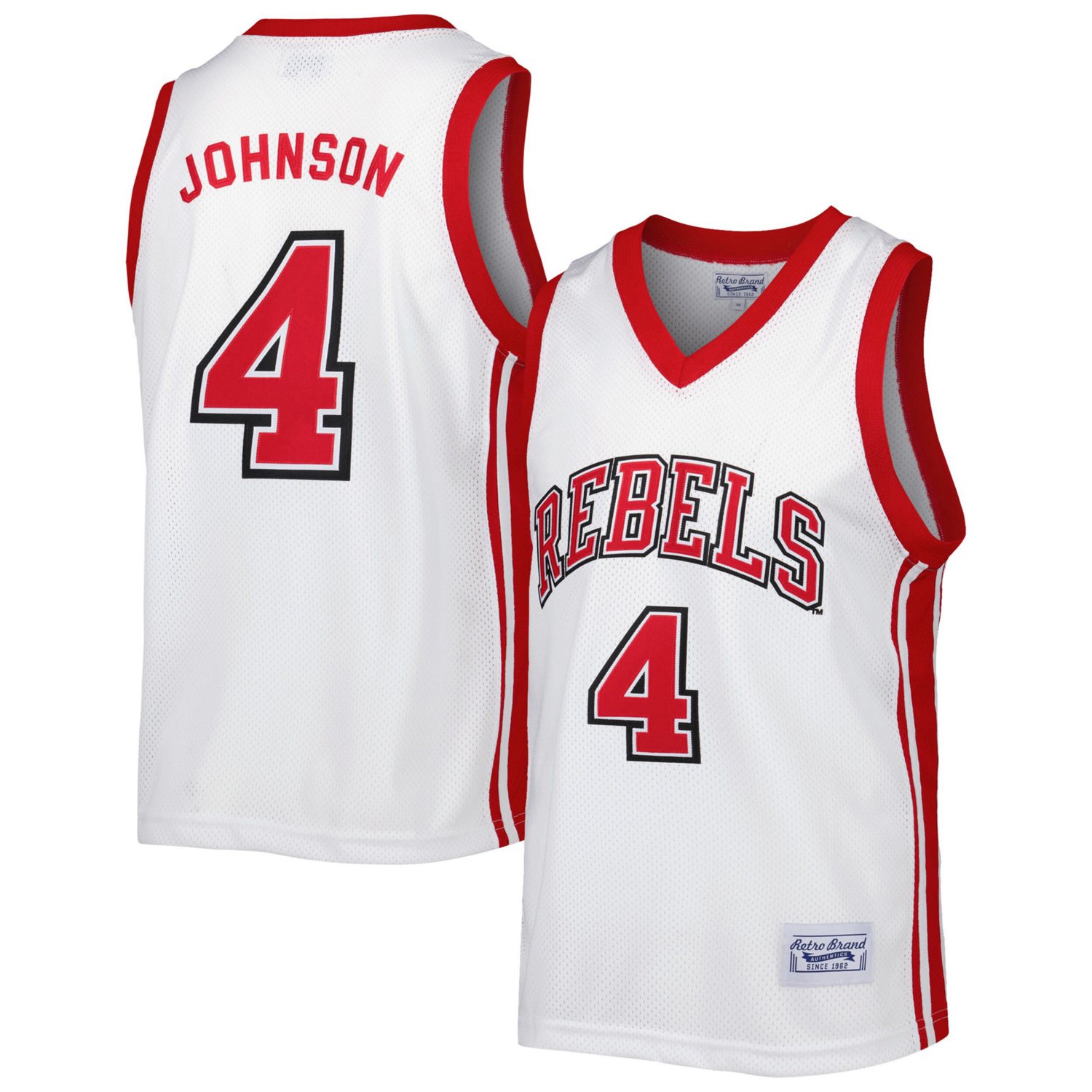 Original Retro Brand Larry Johnson UNLV Rebels Alumni Commemorative Replica Basketball Jersey