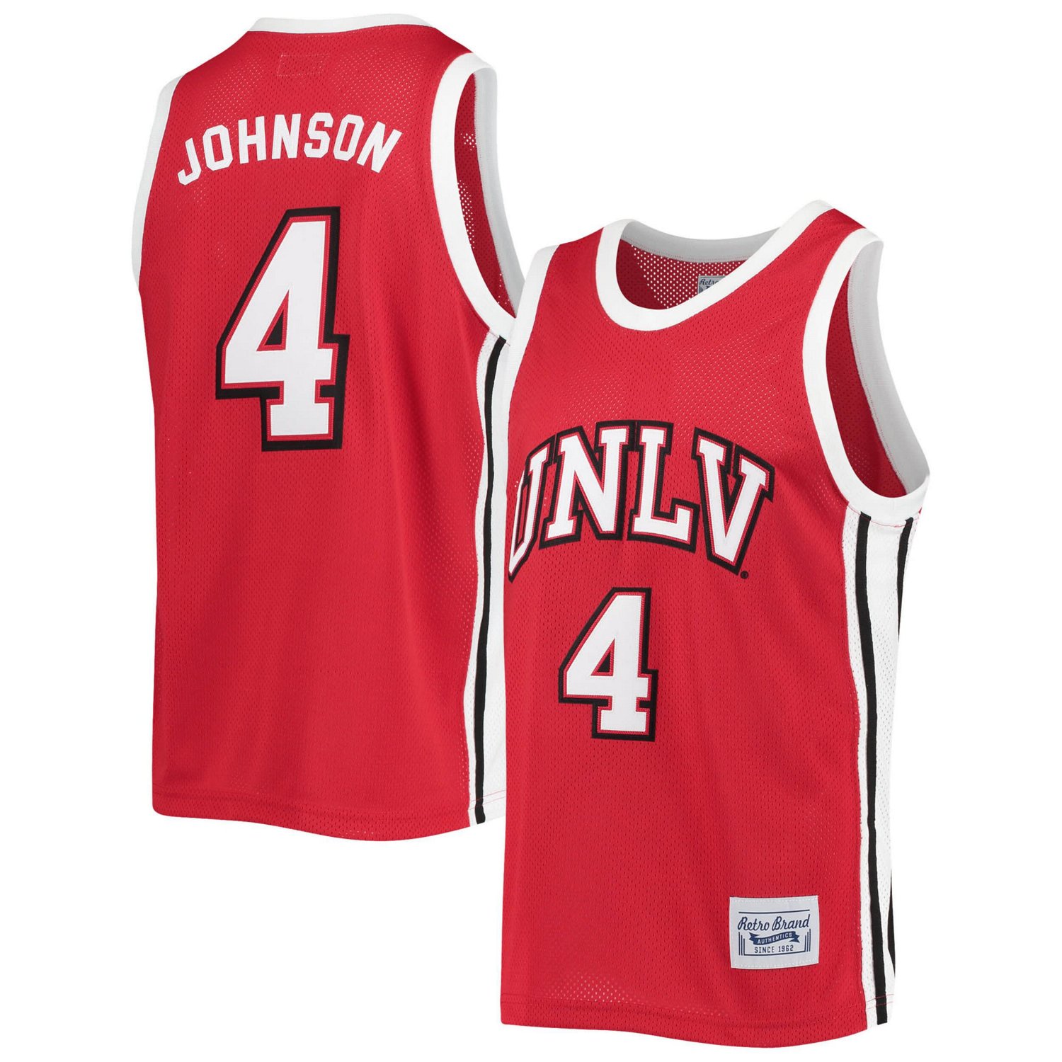 Original Retro Brand Larry Johnson UNLV Rebels Commemorative Classic Basketball Jersey