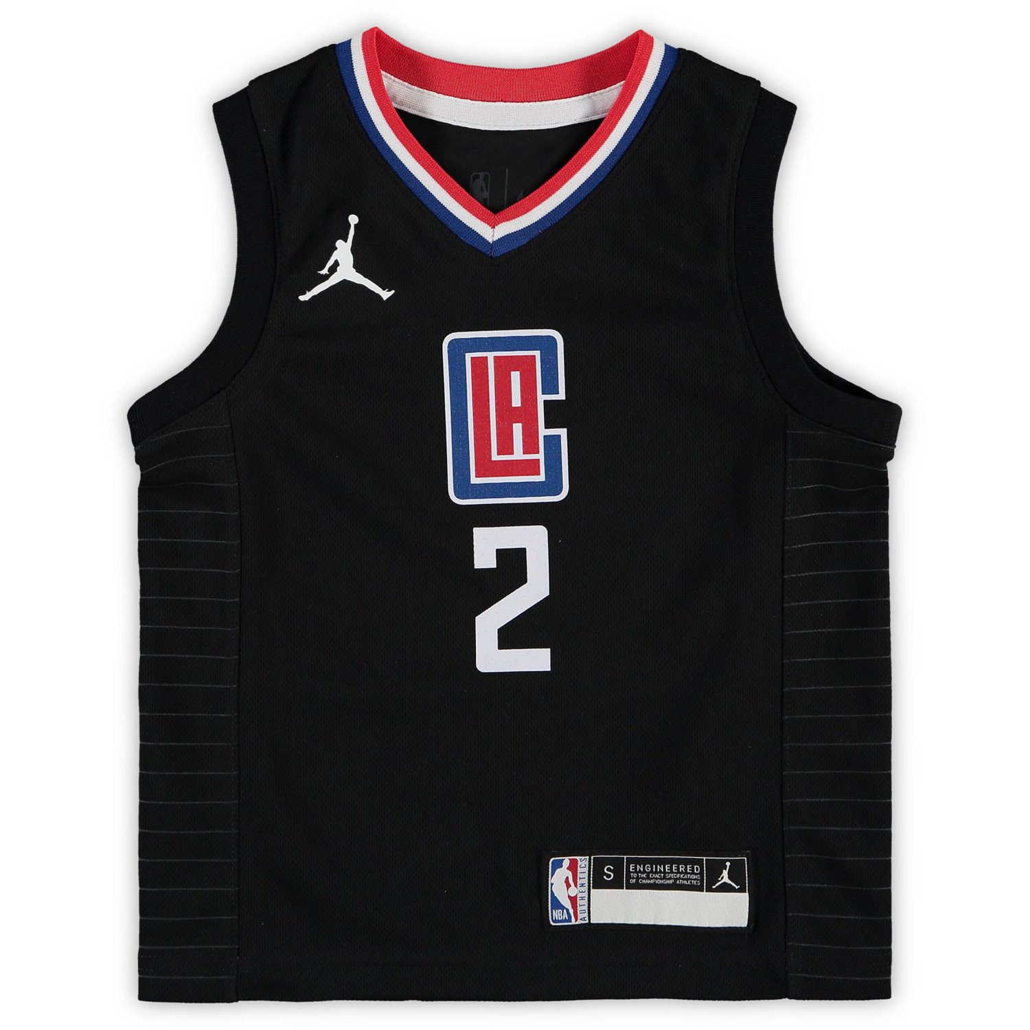 Preschool Jordan Brand Kawhi Leonard LA Clippers 2020/21 Fast Break Replica Jersey - Statement Edition                           - view number 2