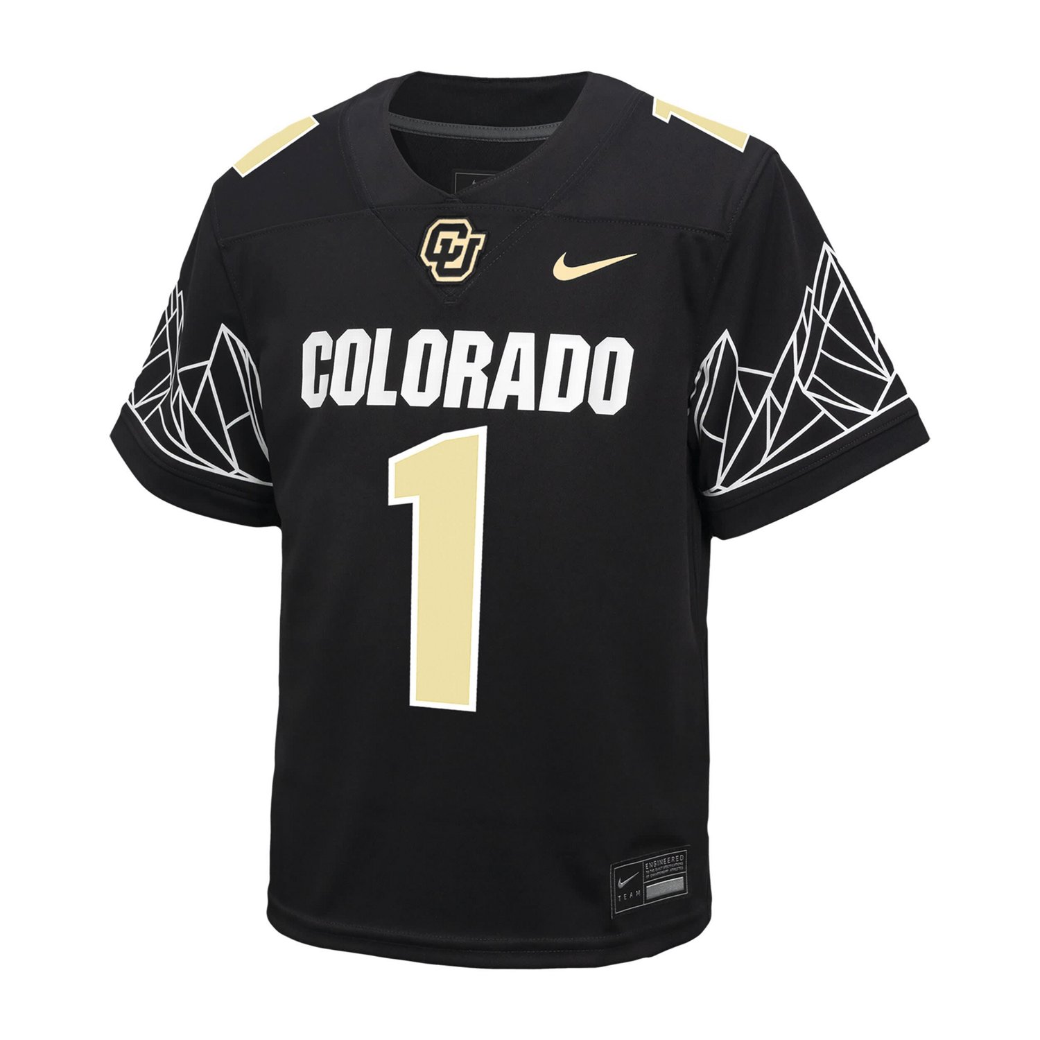 Preschool Nike 1 Colorado Buffaloes Untouchable Replica Football Jersey - view number 2