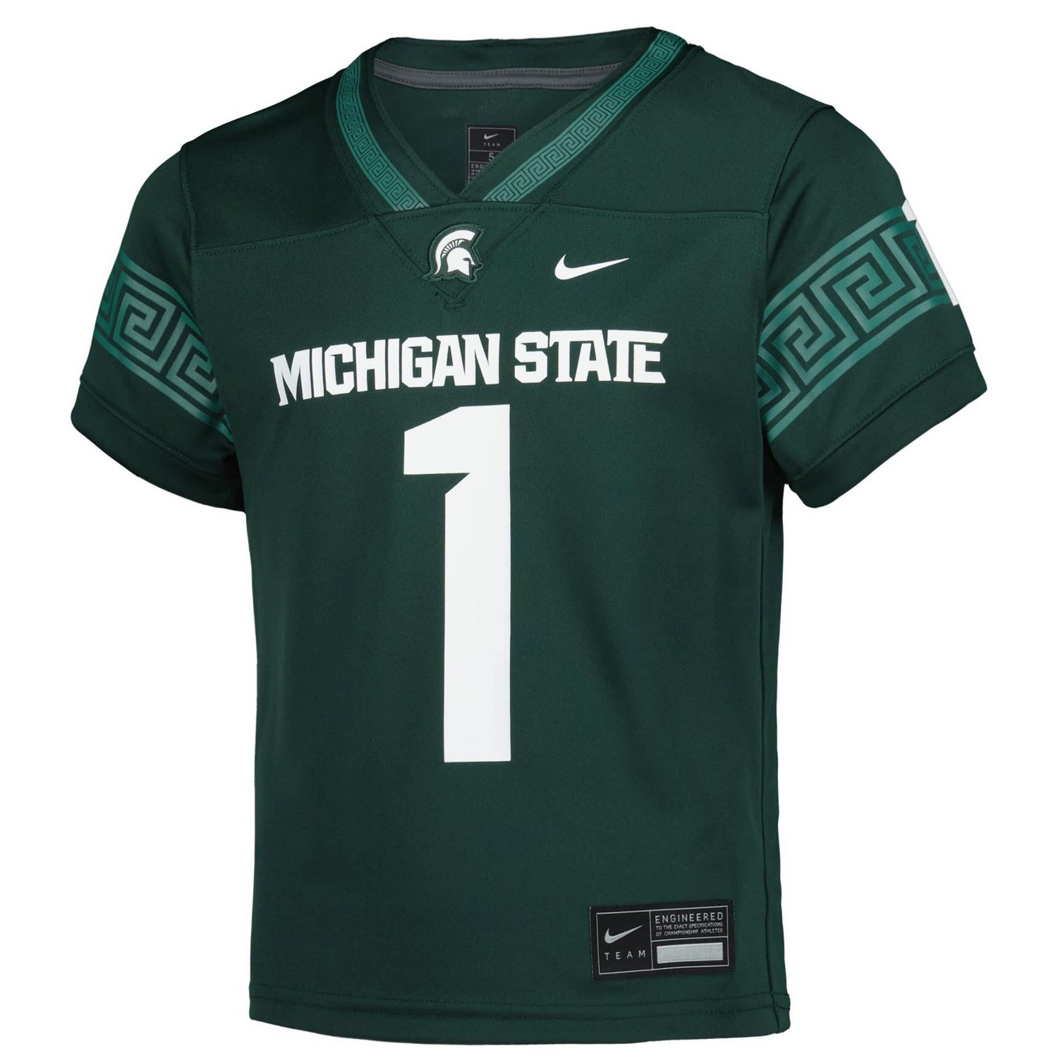 Preschool Nike 1 Michigan State Spartans Untouchable Replica Game Jersey - view number 2
