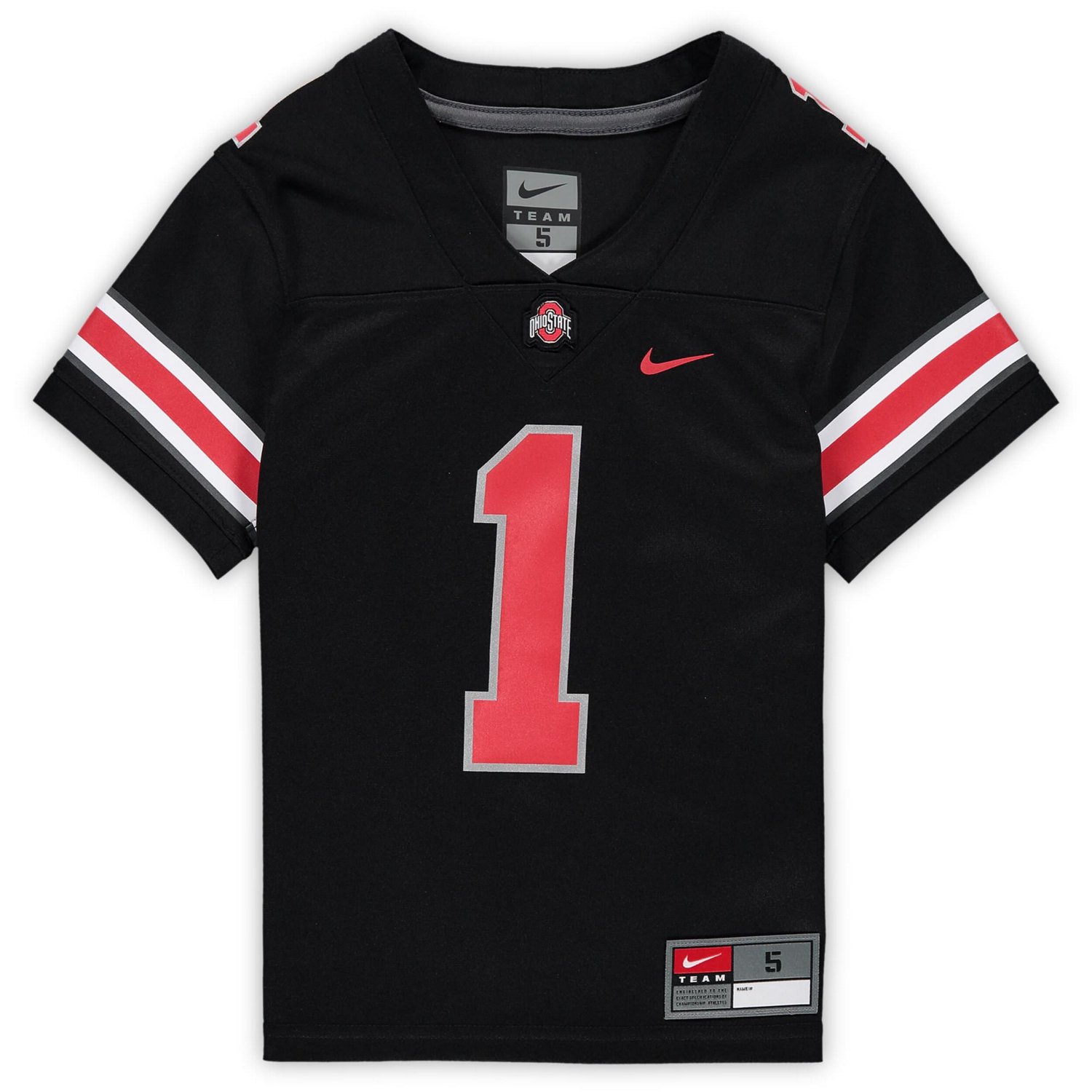 Preschool Nike 1 Ohio State Buckeyes Replica Football Jersey - view number 2