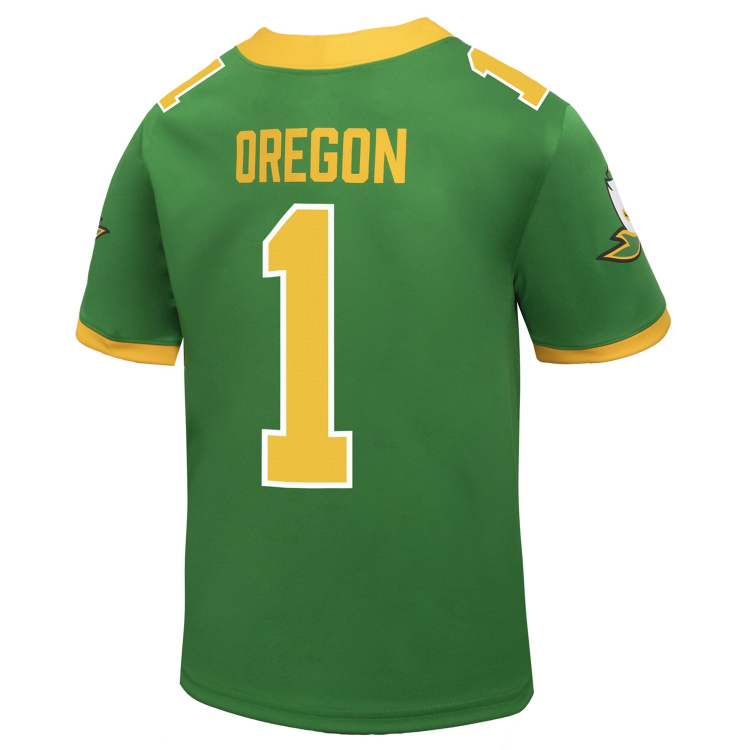Preschool Nike 1 Oregon Ducks Vapor Fusion Alternate Jersey                                                                      - view number 3