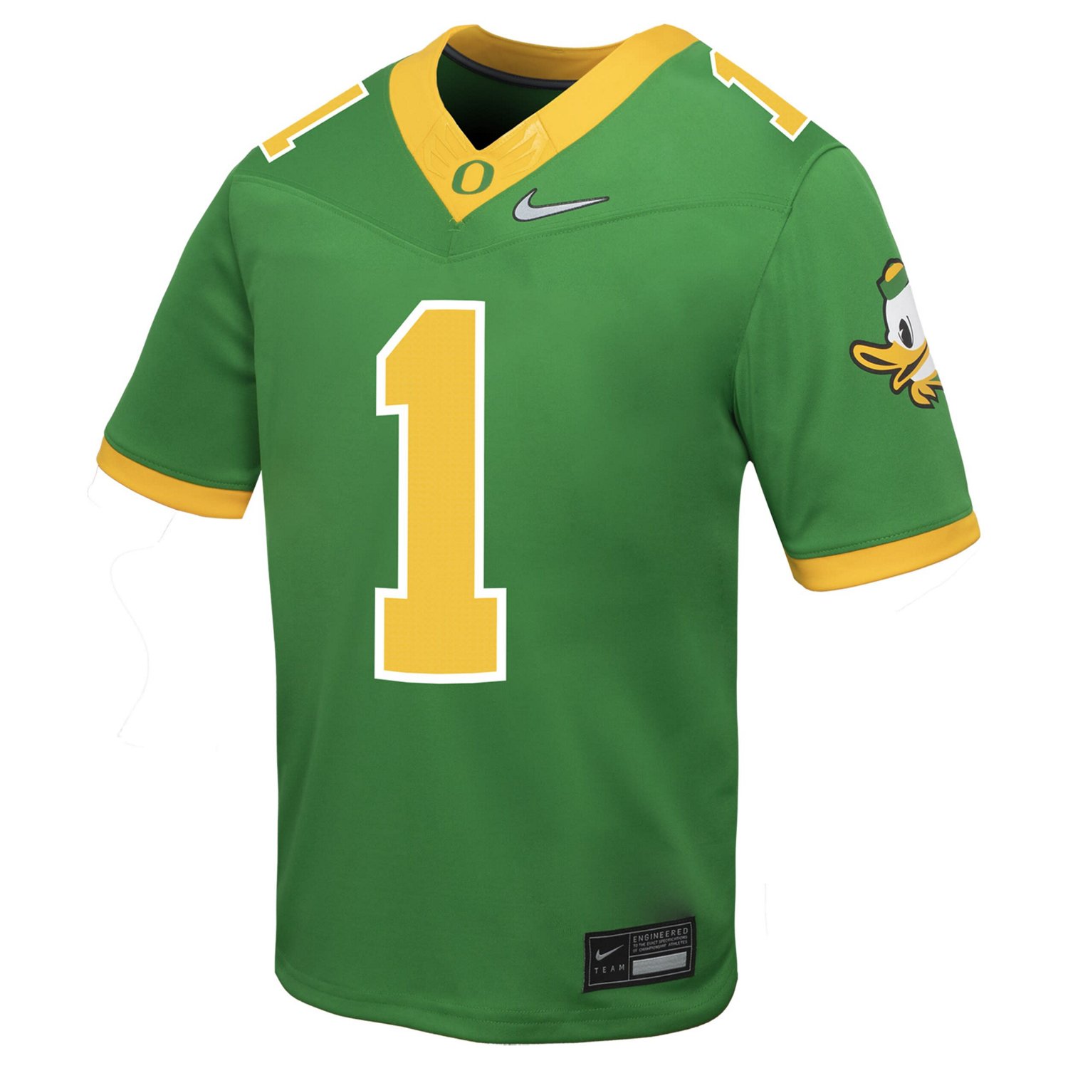 Preschool Nike 1 Oregon Ducks Vapor Fusion Alternate Jersey                                                                      - view number 2